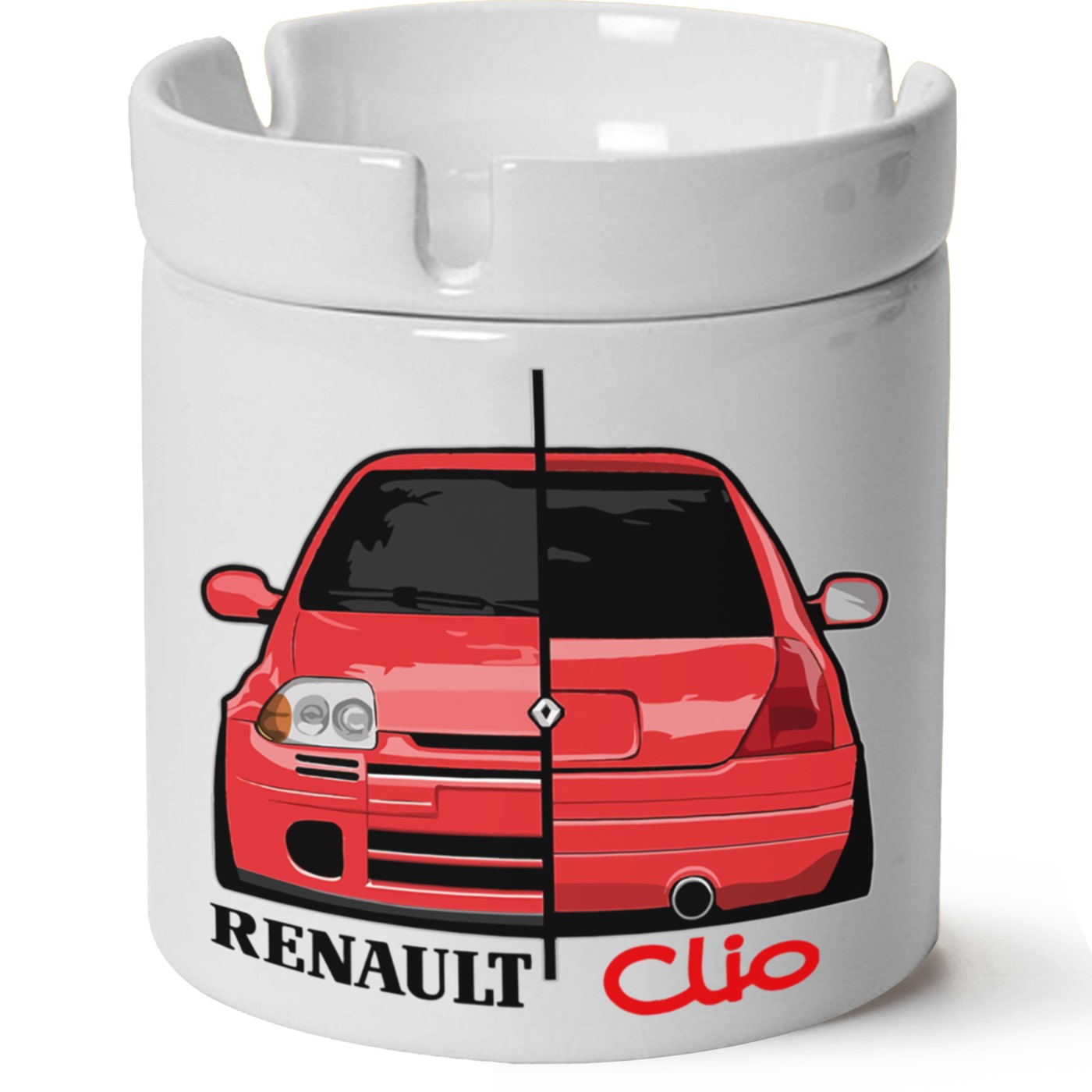 Renault Clio 1 Baskılı Porselen At Söndür Küllük