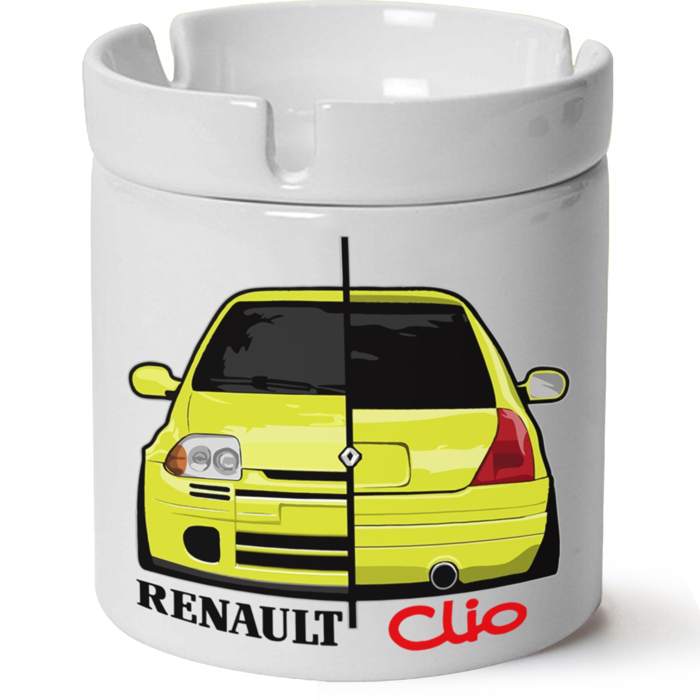 Renault Clio 1 Baskılı Porselen At Söndür Küllük