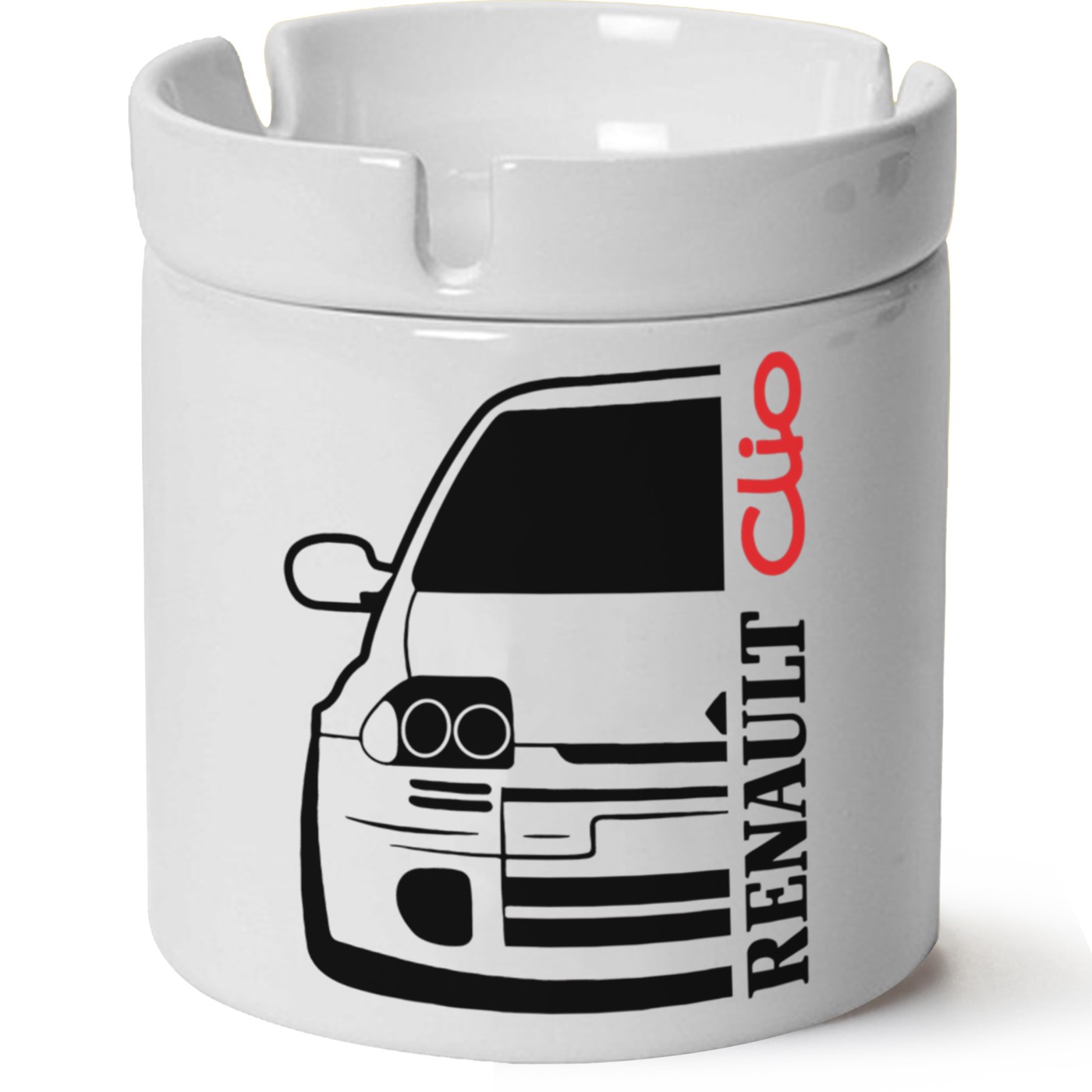 Renault Clio 1 Baskılı Porselen At Söndür Küllük