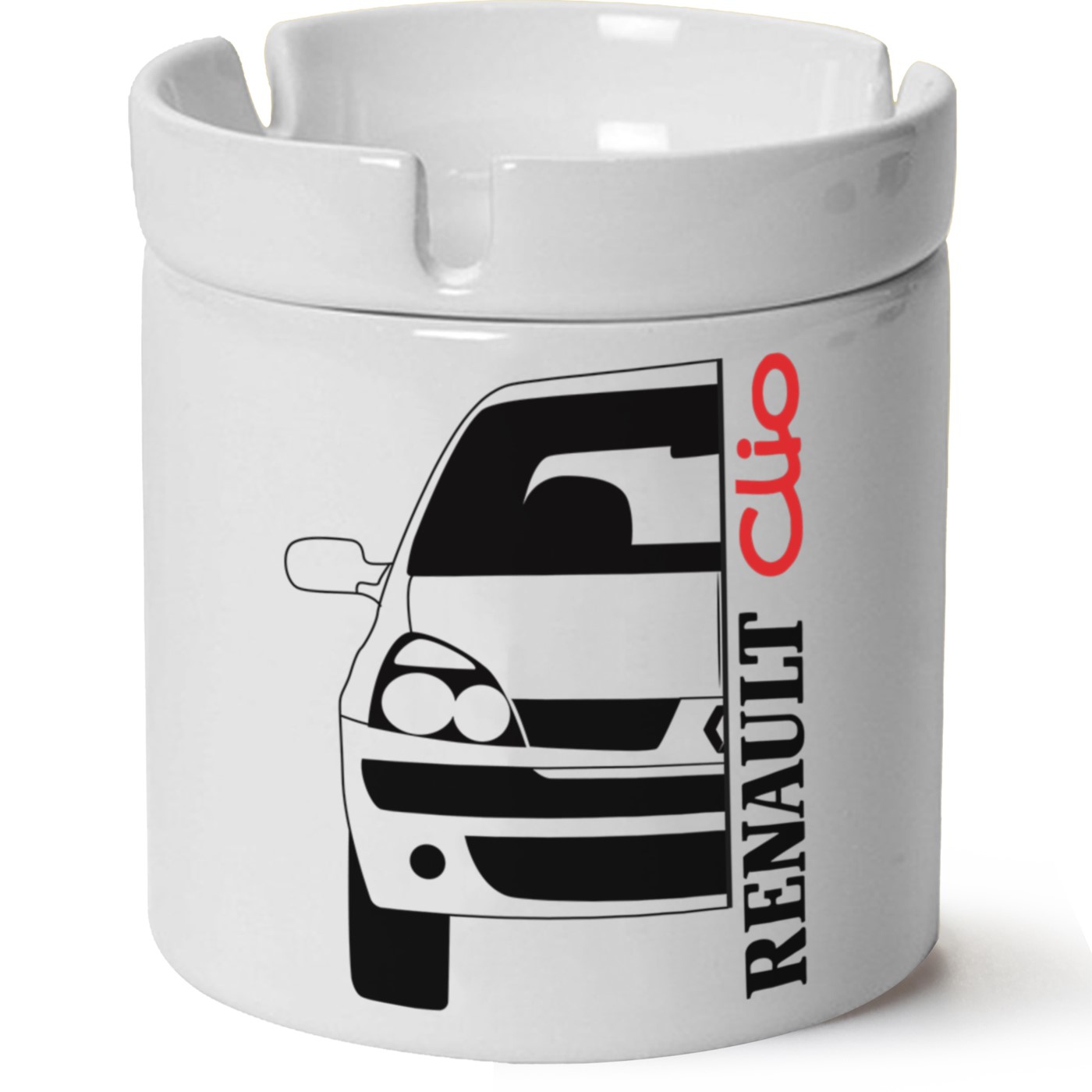 Renault Clio 2 Baskılı Porselen At Söndür Küllük