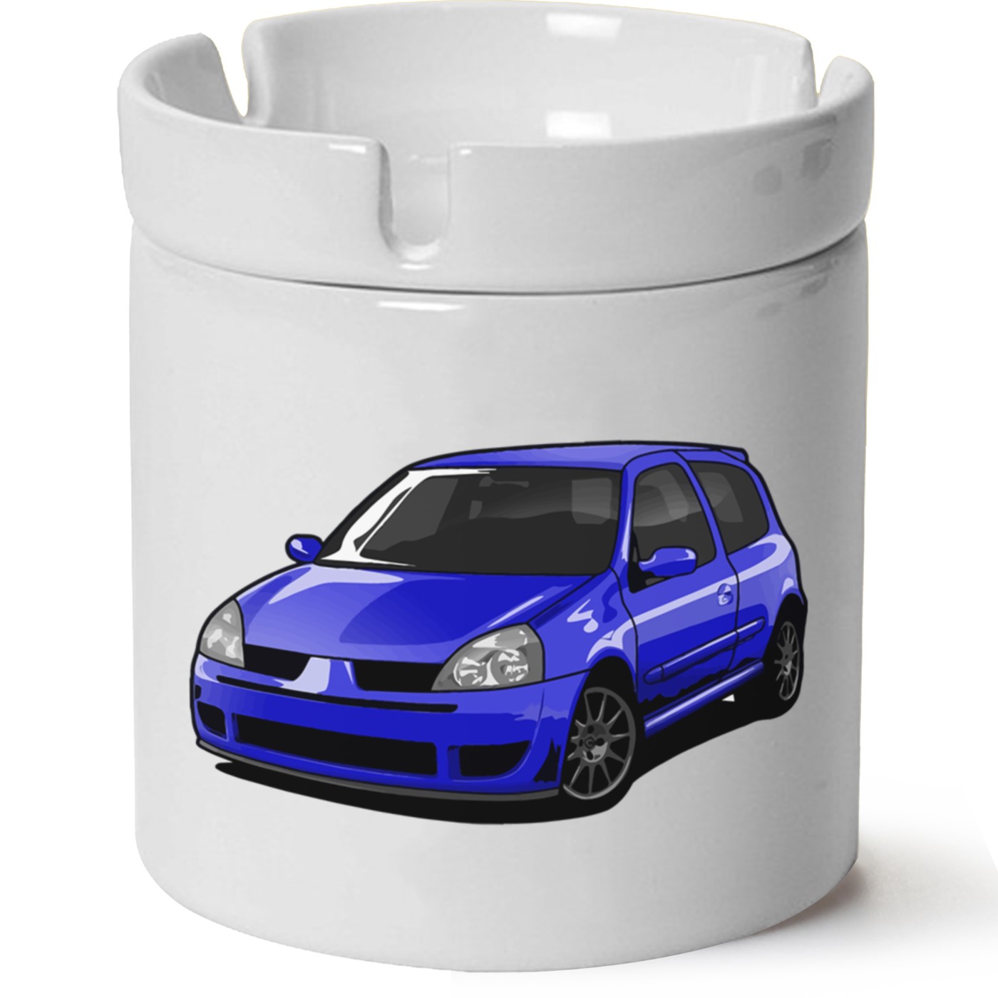 Renault Clio Symbol Baskılı Porselen At Söndür Küllük