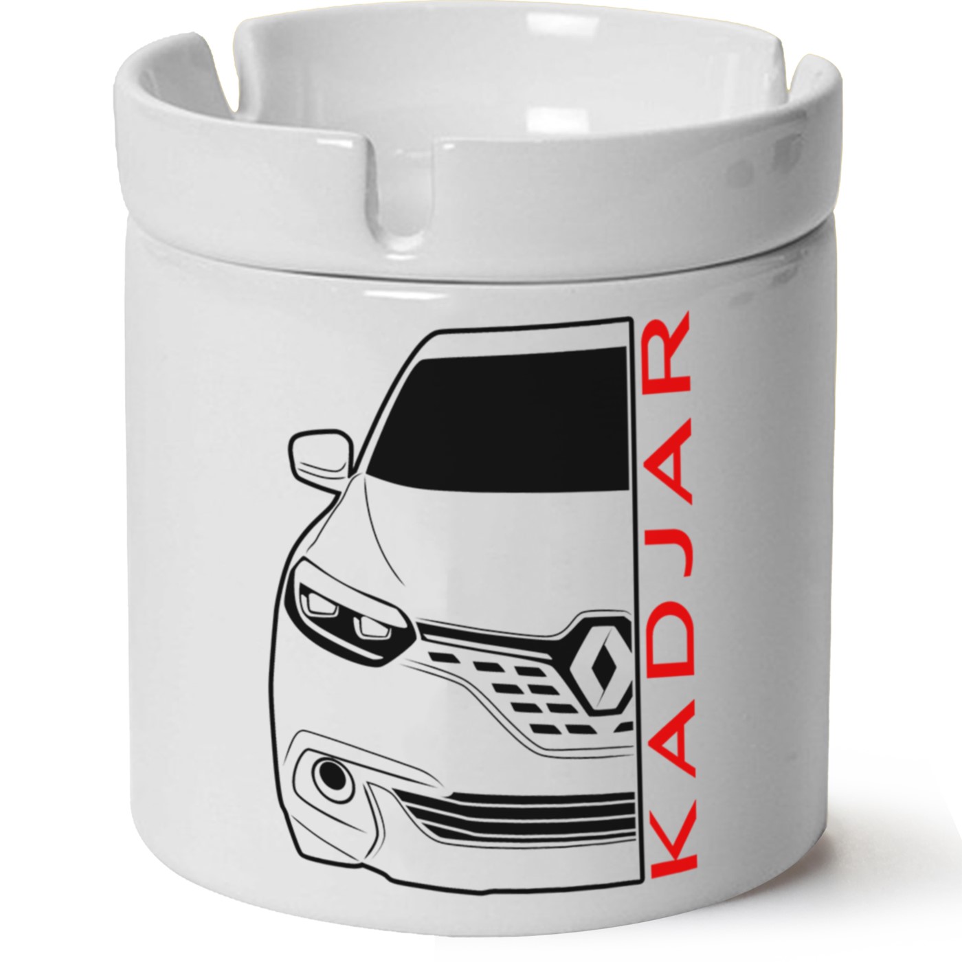 Renault Kadjar Baskılı Porselen At Söndür Küllük