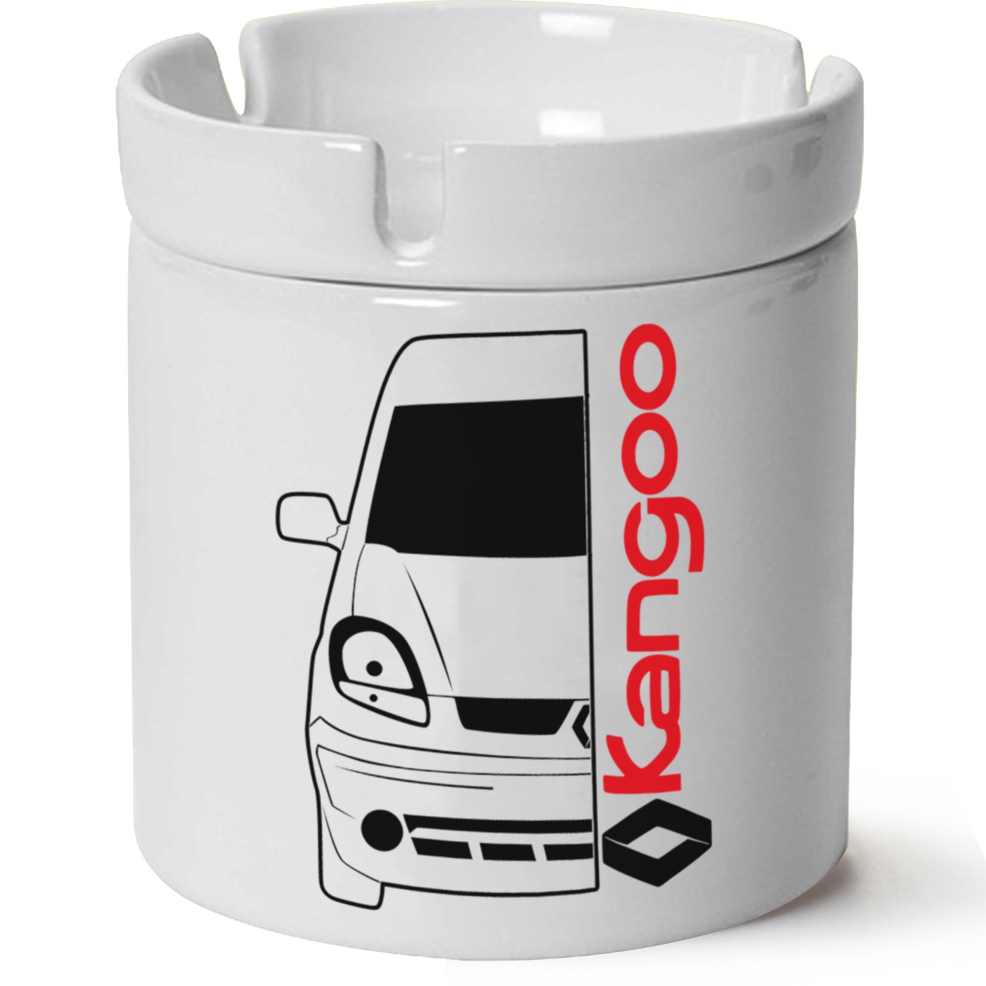 Renault Kangoo Baskılı Porselen At Söndür Küllük