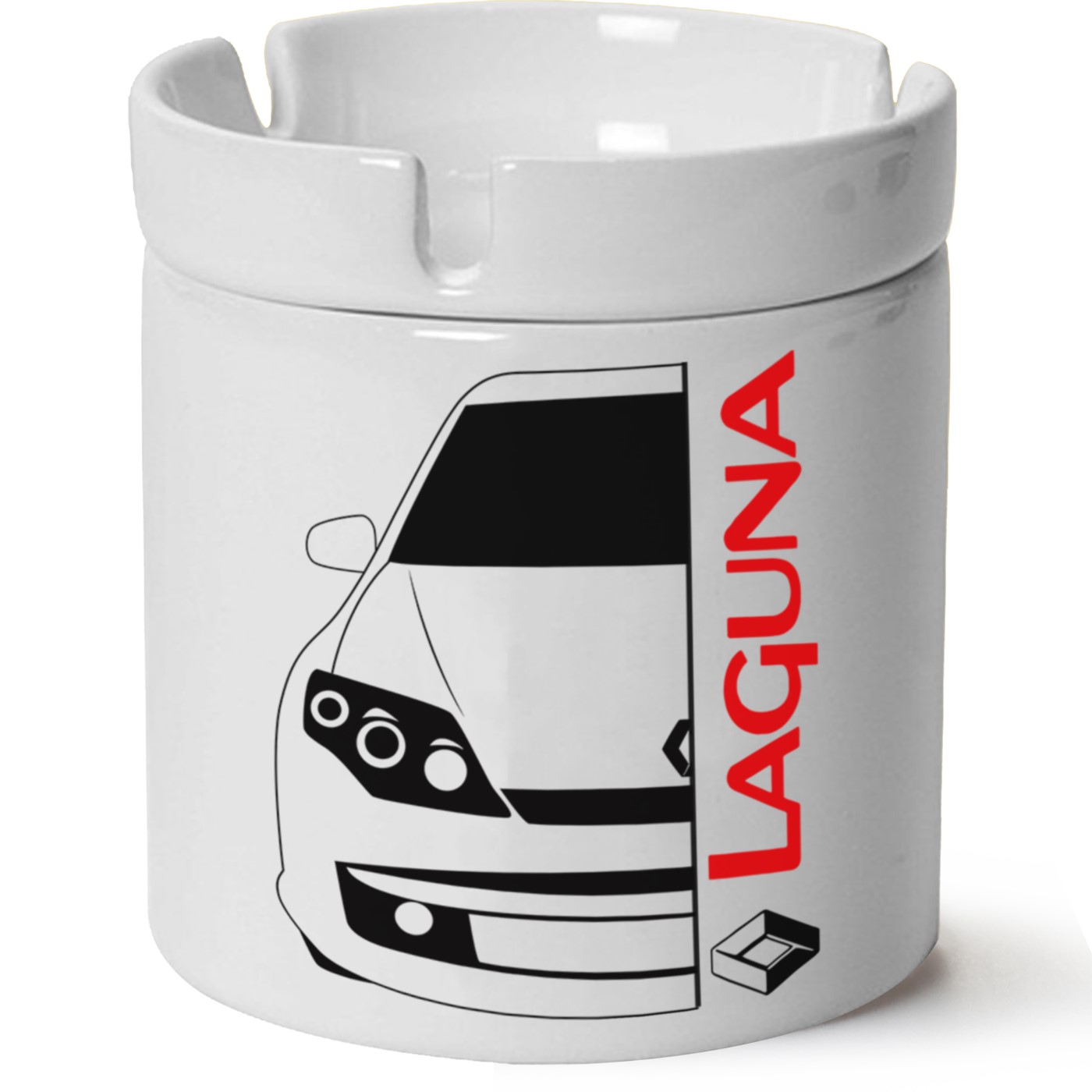 Renault Laguna Baskılı Porselen At Söndür Küllük