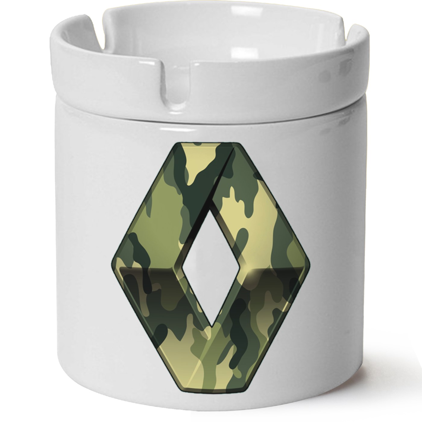 Renault Logo Baskılı Porselen At Söndür Küllük