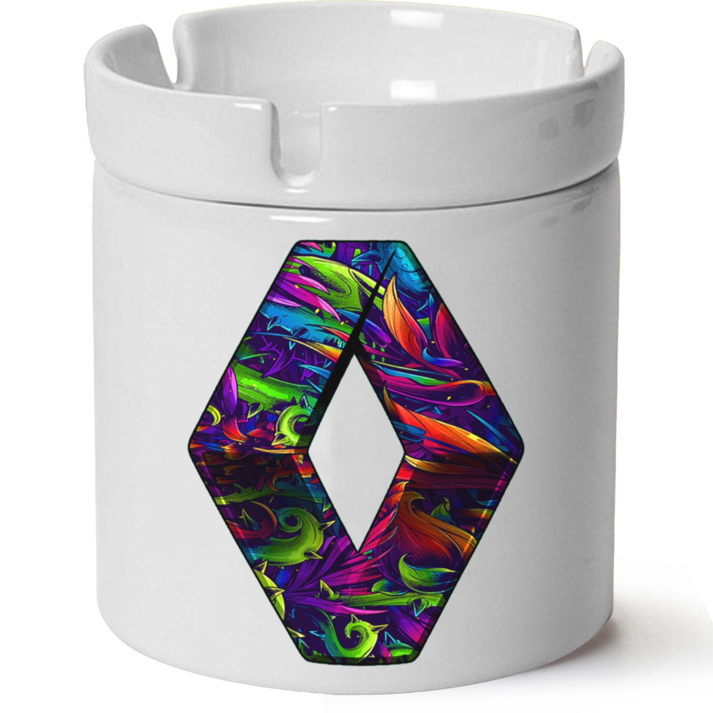 Renault Logo Baskılı Porselen At Söndür Küllük