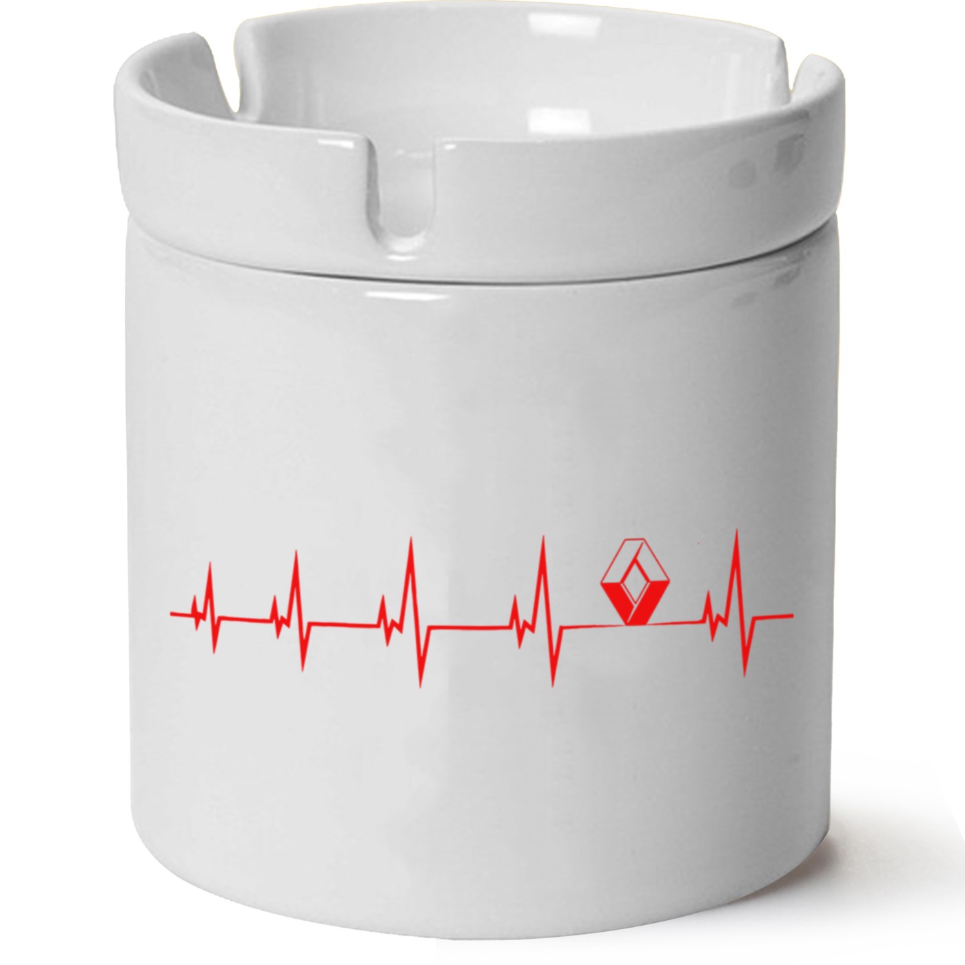 Renault Logo Baskılı Porselen At Söndür Küllük