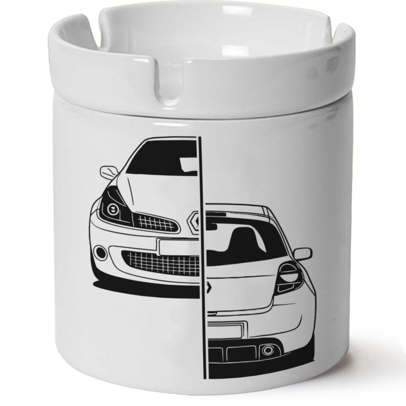 Renault Clio 3 Rs Baskılı Porselen At Söndür Küllük