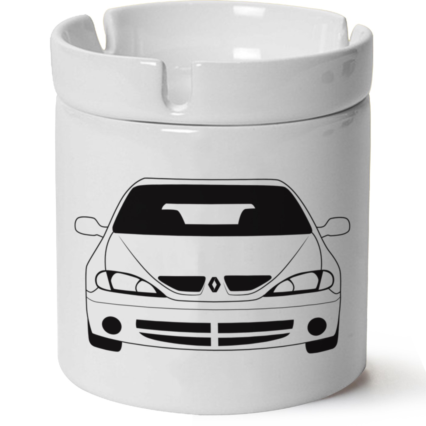 Renault Megane 1 Baskılı Porselen At Söndür Küllük