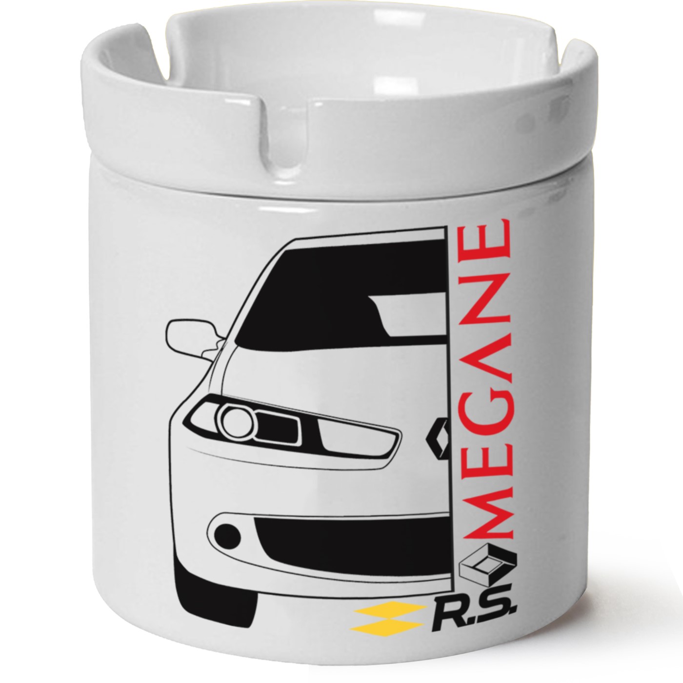 Renault Megane 2 Baskılı Porselen At Söndür Küllük