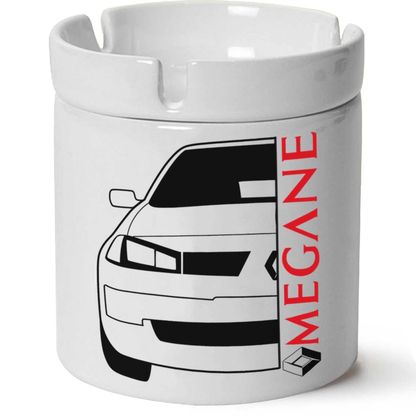 Renault Megane 2 Baskılı Porselen At Söndür Küllük