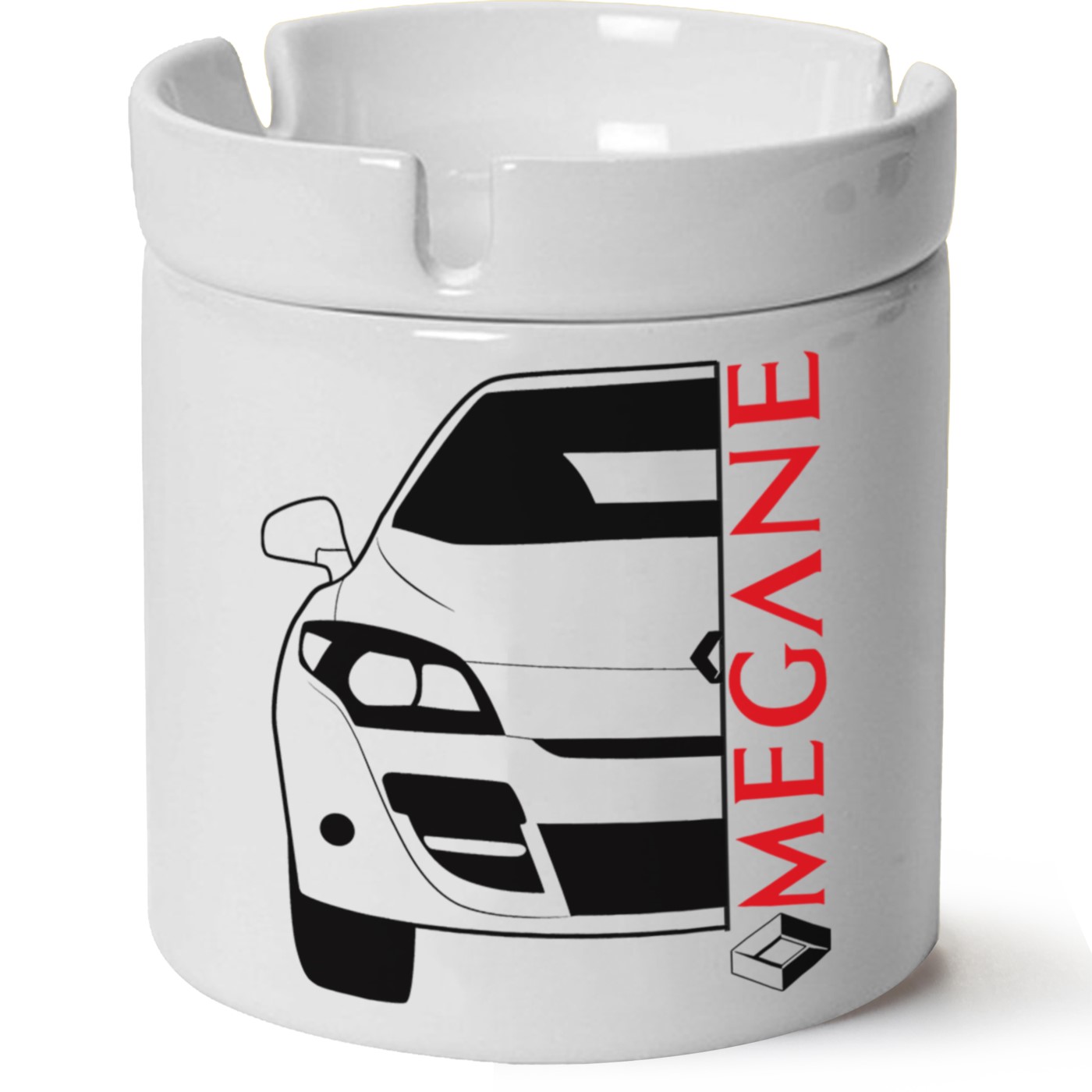 Renault Megane 3Fz1 Baskılı Porselen At Söndür Küllük