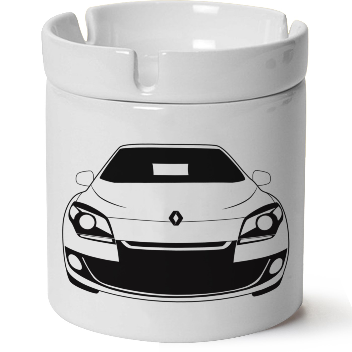 Renault Megane 3Fz2 Baskılı Porselen At Söndür Küllük