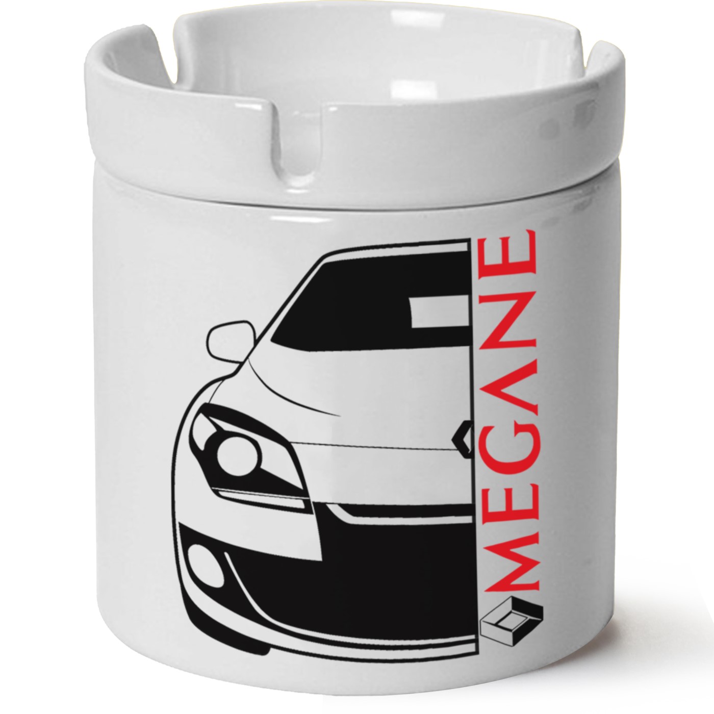 Renault Megane 3Fz2 Baskılı Porselen At Söndür Küllük