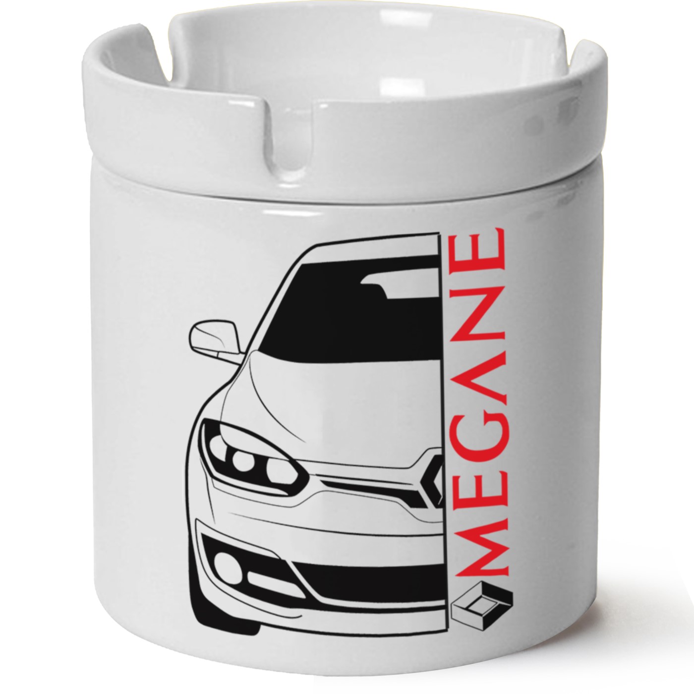 Renault Megane 3Fz3 Baskılı Porselen At Söndür Küllük