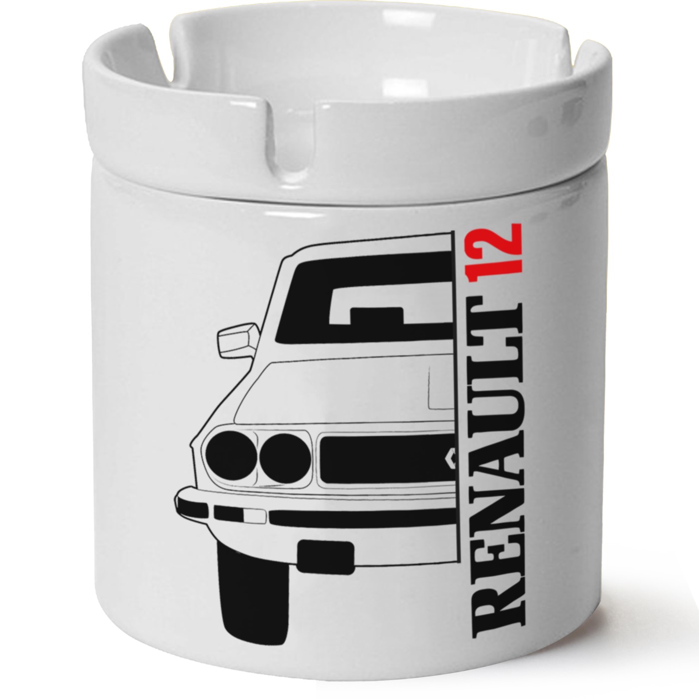 Renault 12 Baskılı Porselen At Söndür Küllük