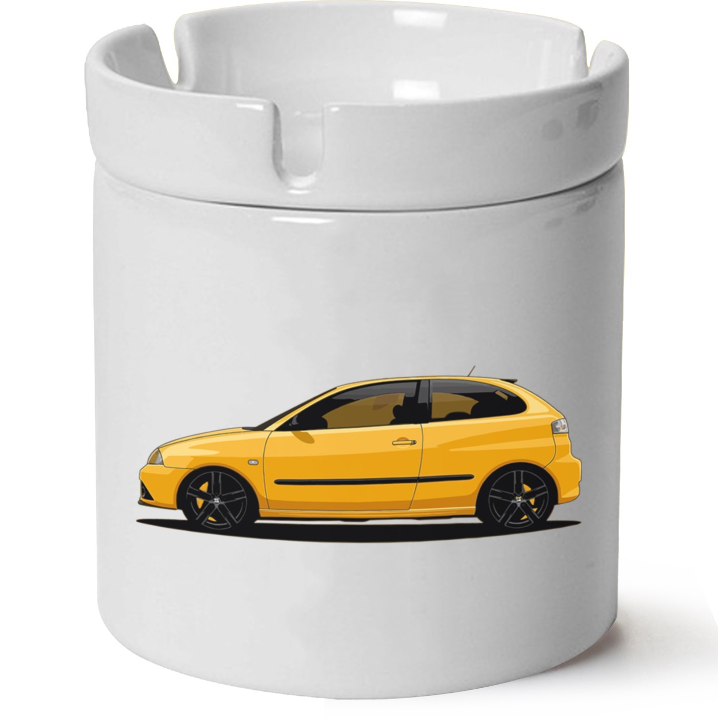 Seat İbiza Baskılı Porselen At Söndür Küllük