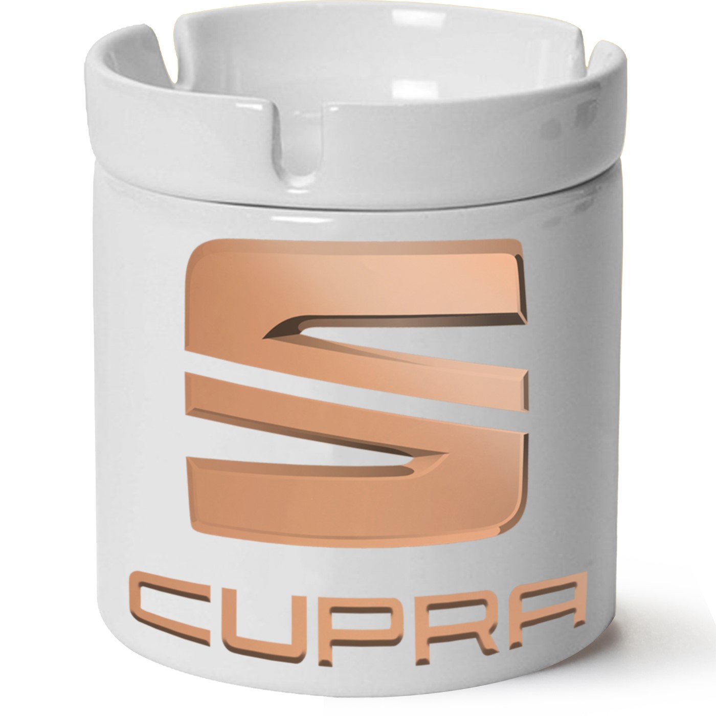 Seat Cupra Logo Baskılı Porselen At Söndür Küllük