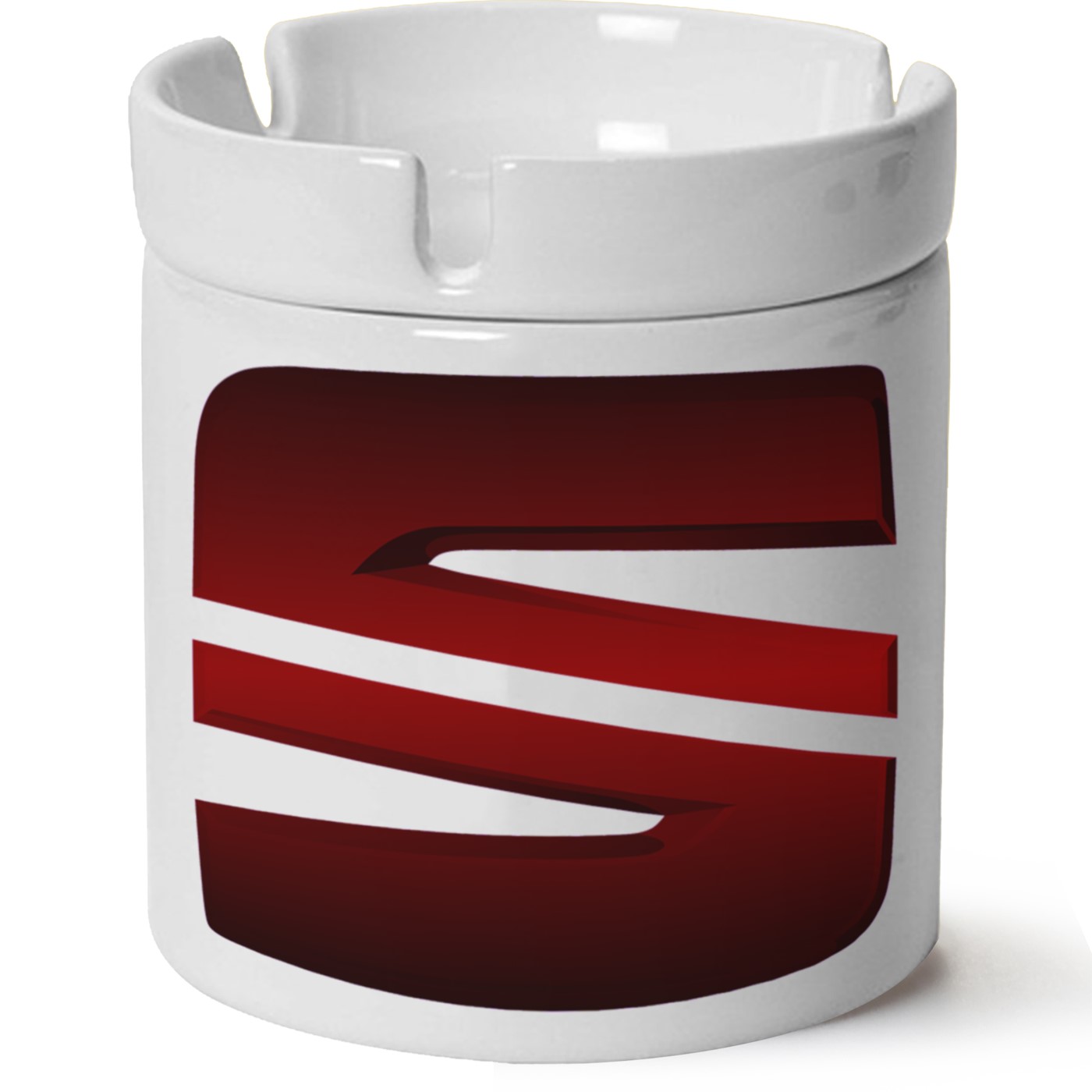 Seat Logo Baskılı Porselen At Söndür Küllük