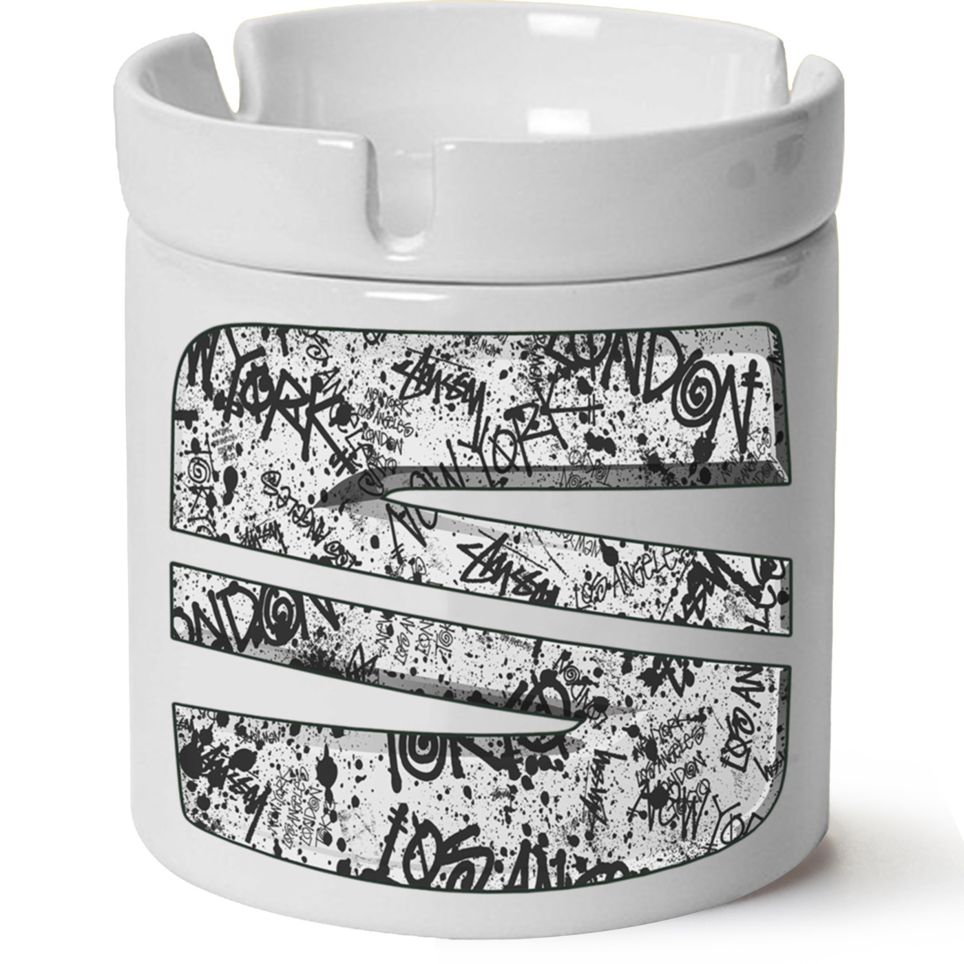 Seat Logo Baskılı Porselen At Söndür Küllük