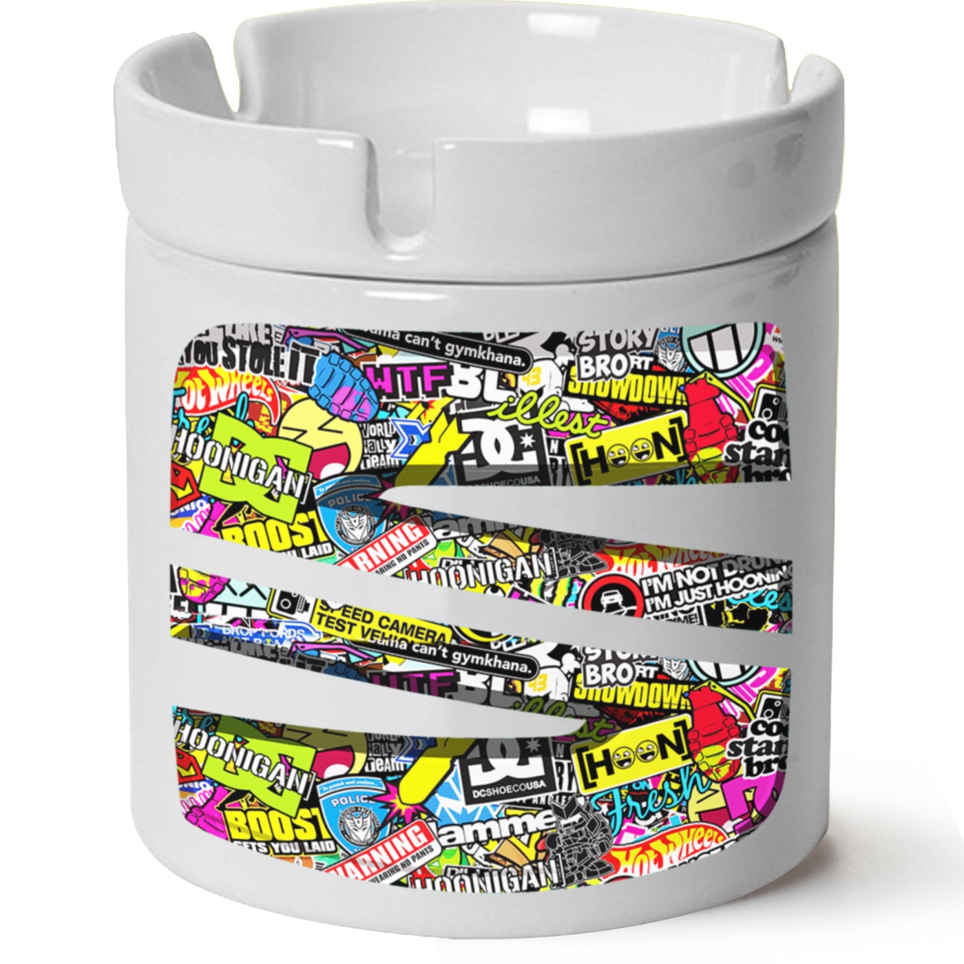 Seat Logo Baskılı Porselen At Söndür Küllük