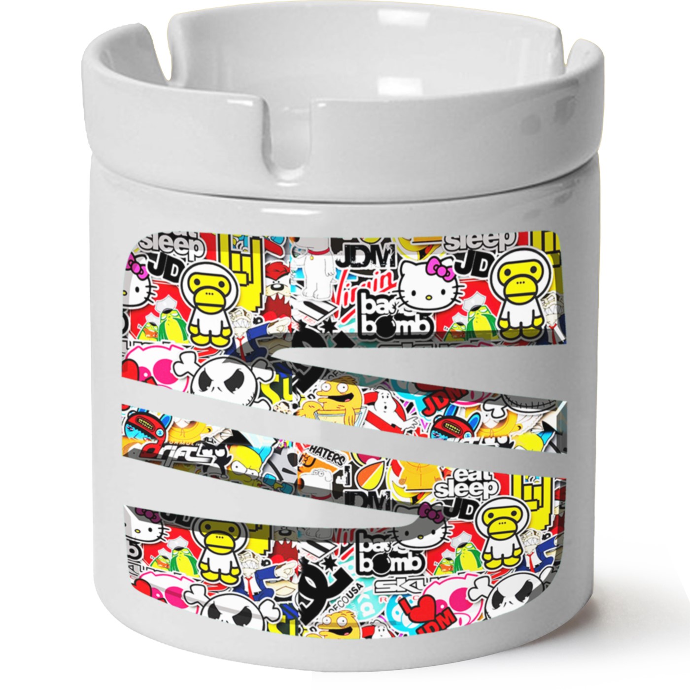 Seat Logo Baskılı Porselen At Söndür Küllük