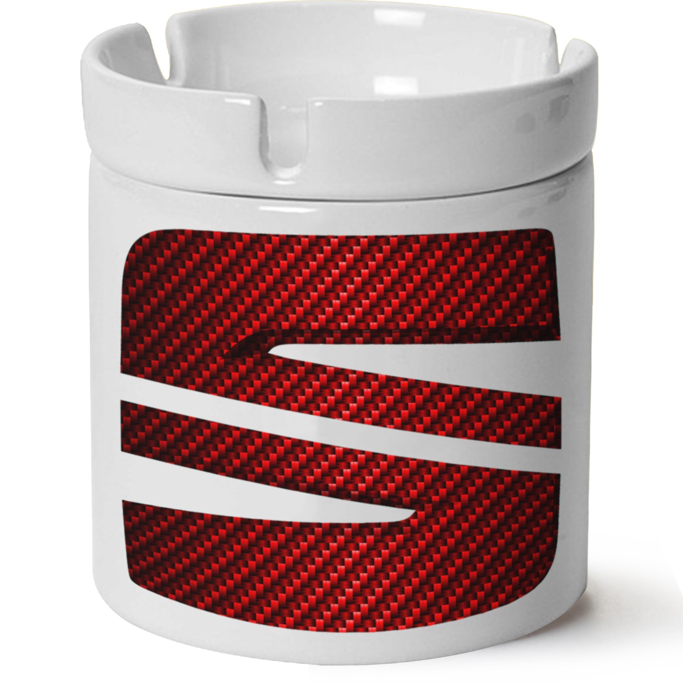 Seat Logo Baskılı Porselen At Söndür Küllük