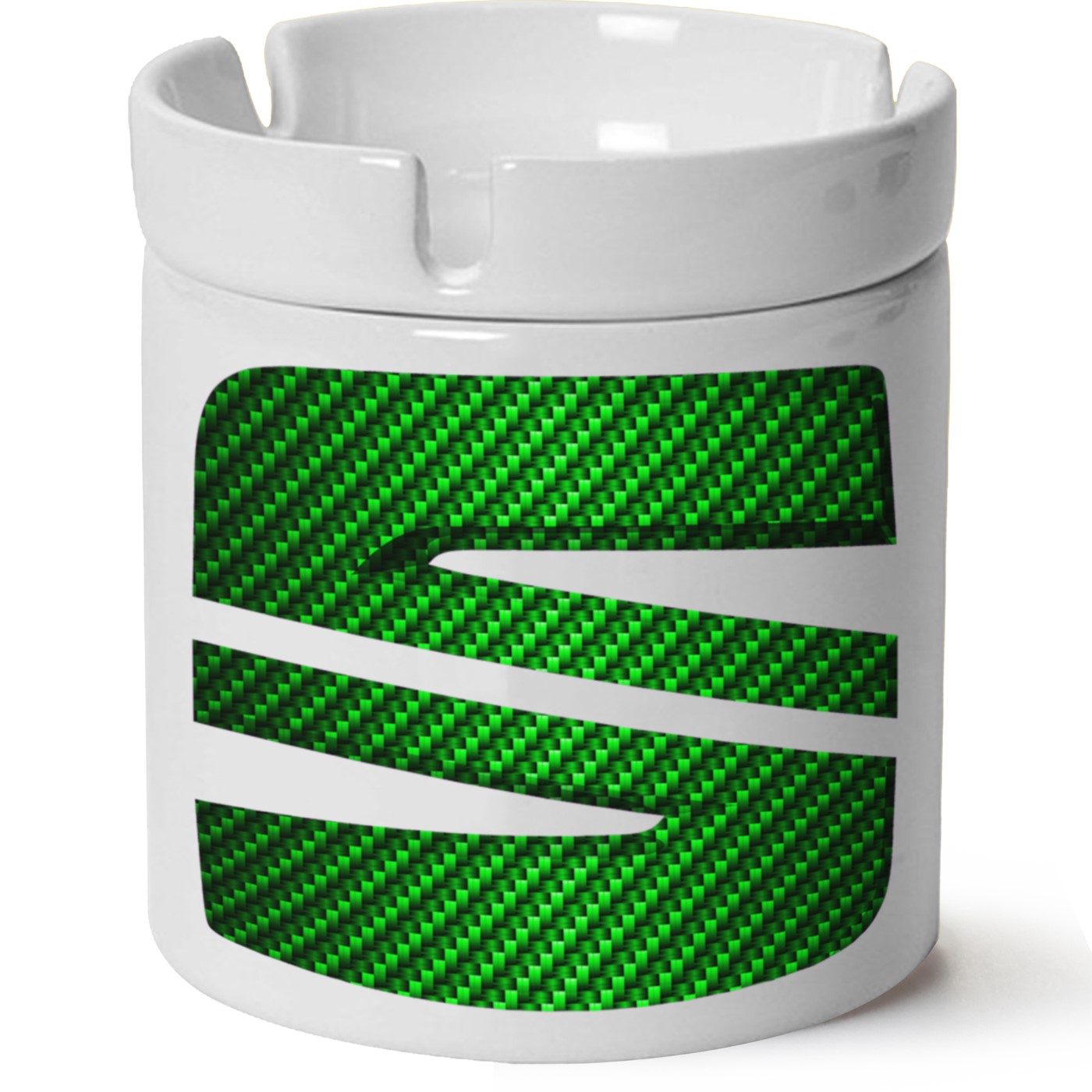 Seat Logo Baskılı Porselen At Söndür Küllük