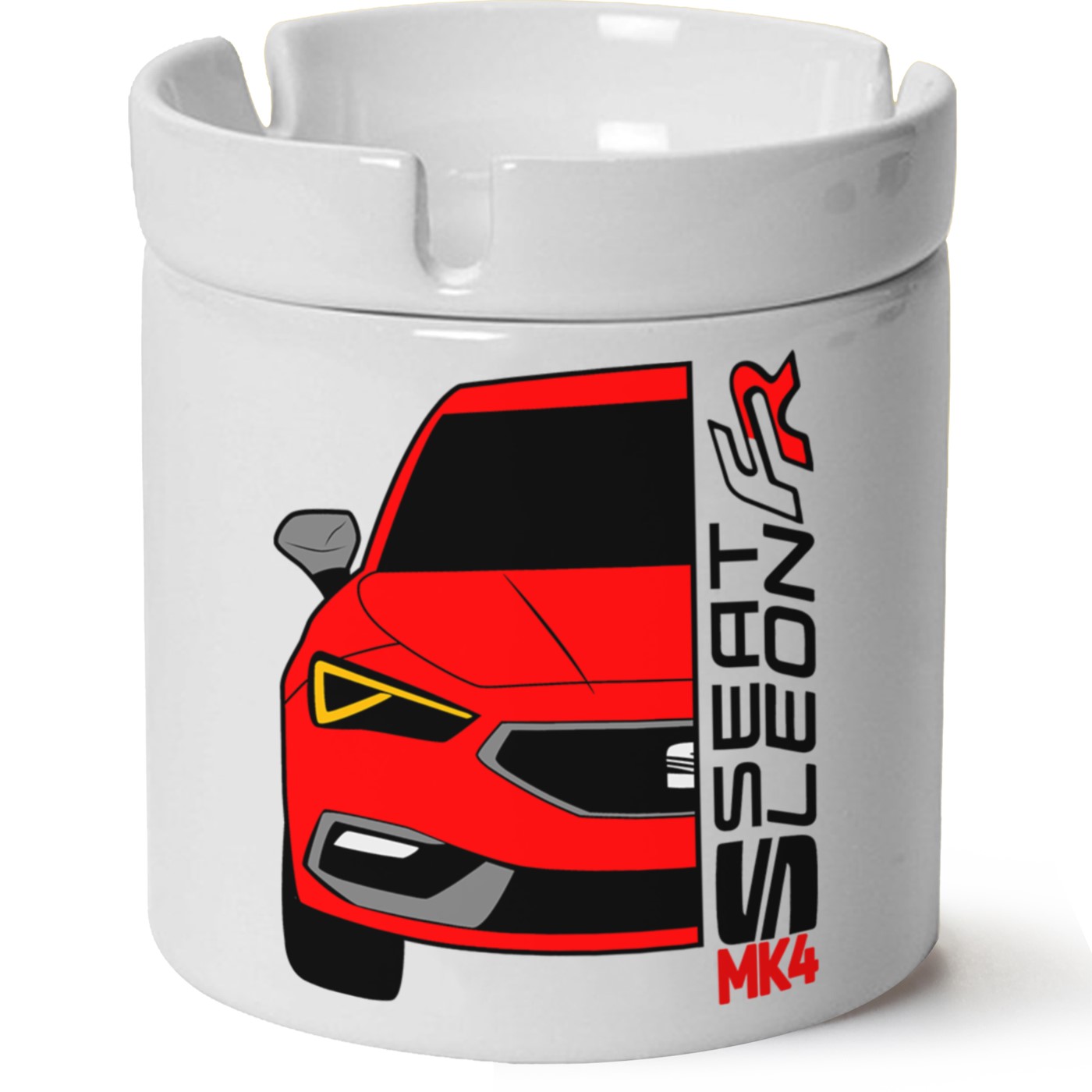 Seat Leon Mk4 Baskılı Porselen At Söndür Küllük