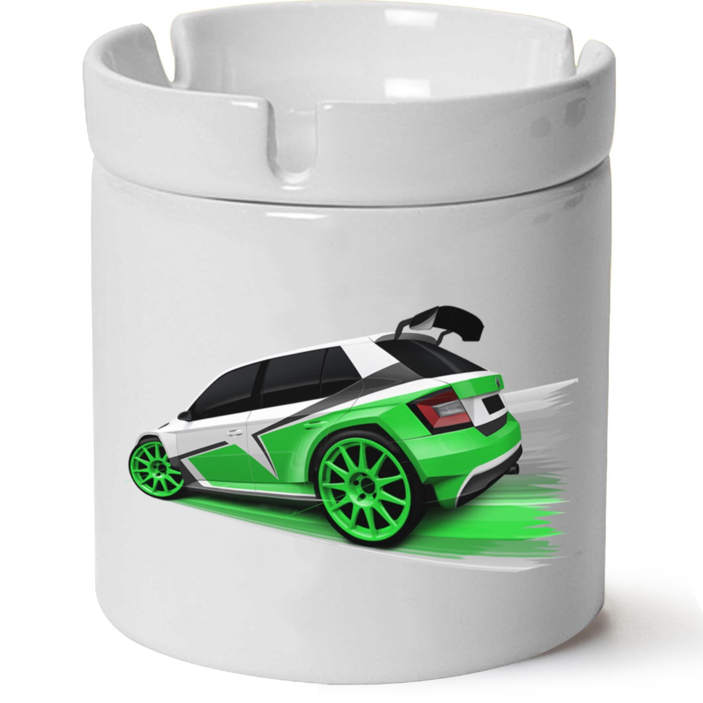 Skoda Fabia3 Baskılı Porselen At Söndür Küllük