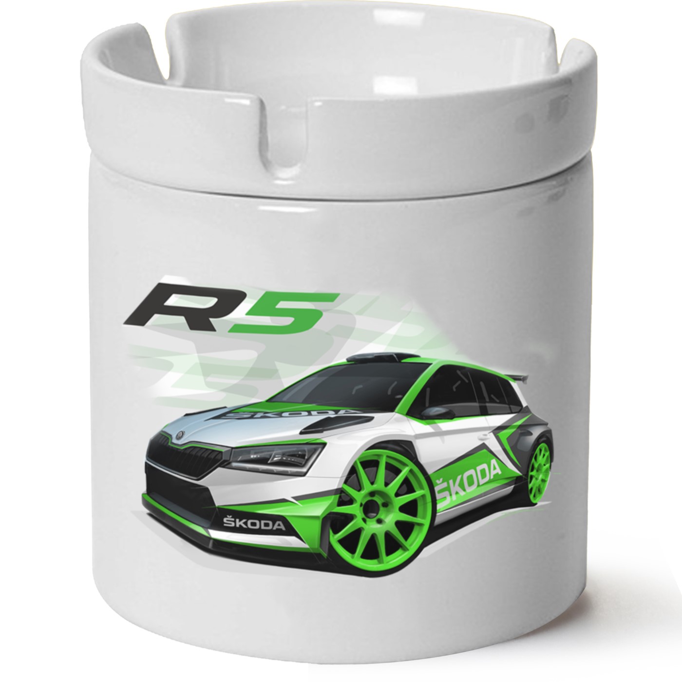 Skoda Fabia3 Baskılı Porselen At Söndür Küllük