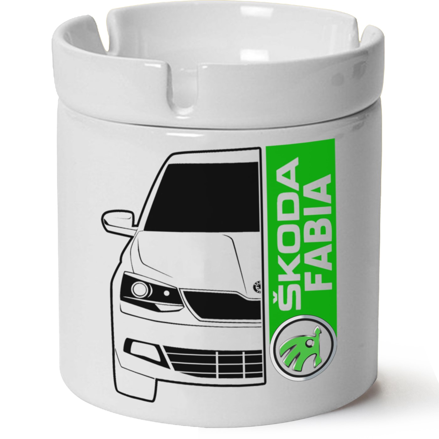 Skoda Fabia3 Baskılı Porselen At Söndür Küllük