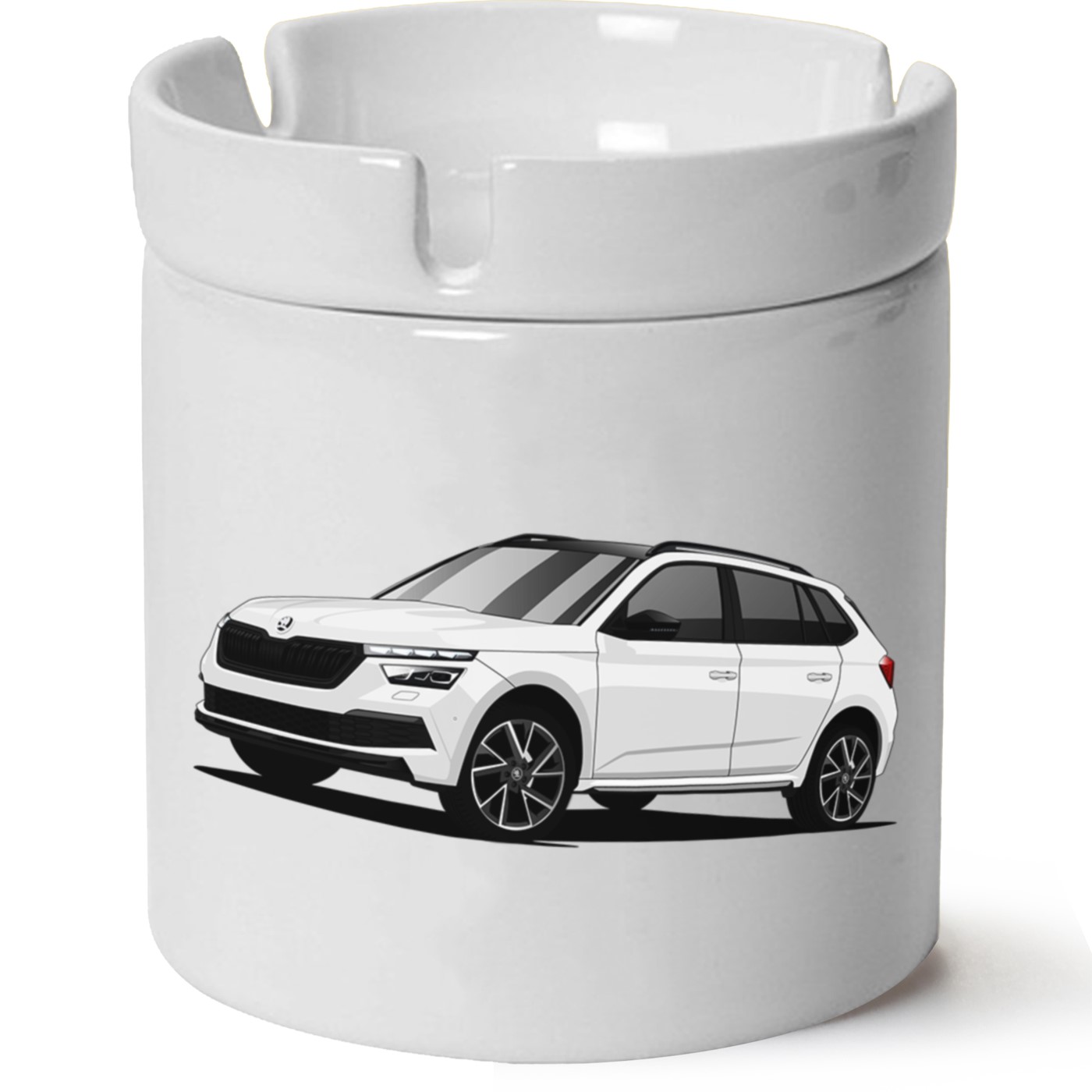 Skoda Kamiq Baskılı Porselen At Söndür Küllük