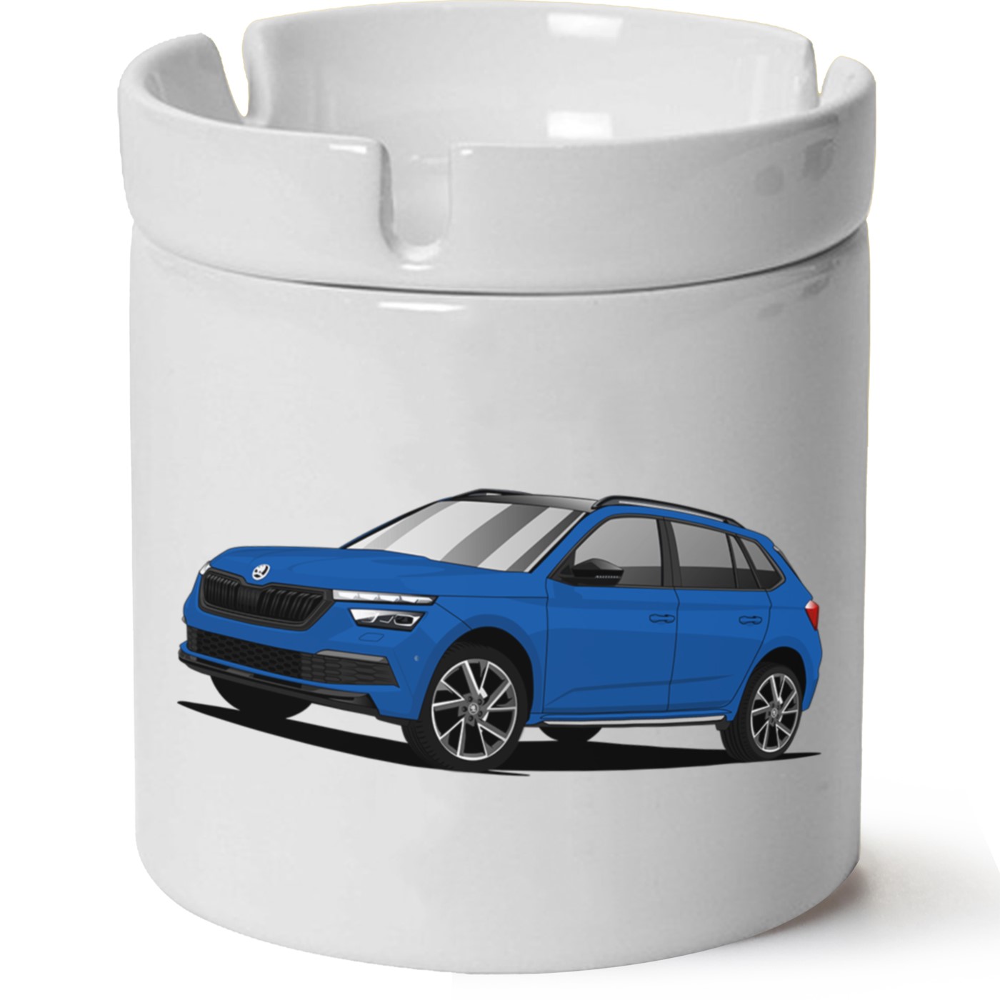 Skoda Kamiq Baskılı Porselen At Söndür Küllük