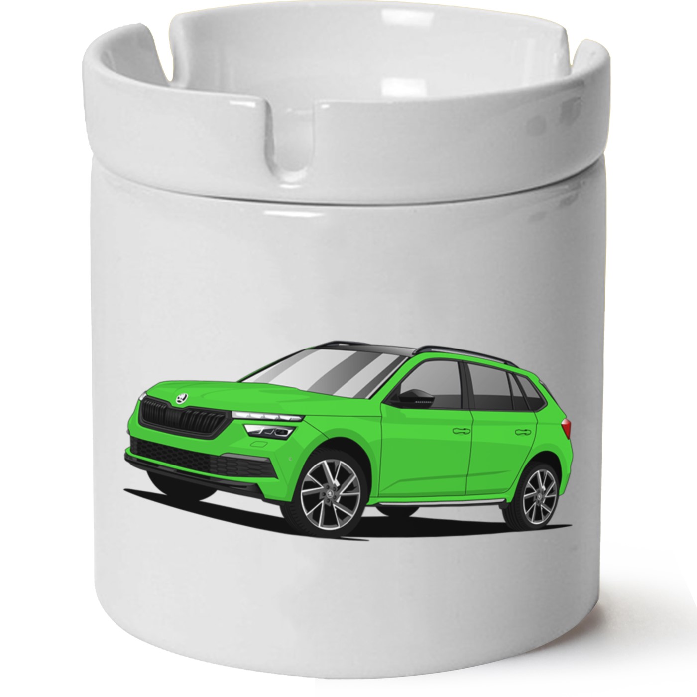 Skoda Kamiq Baskılı Porselen At Söndür Küllük