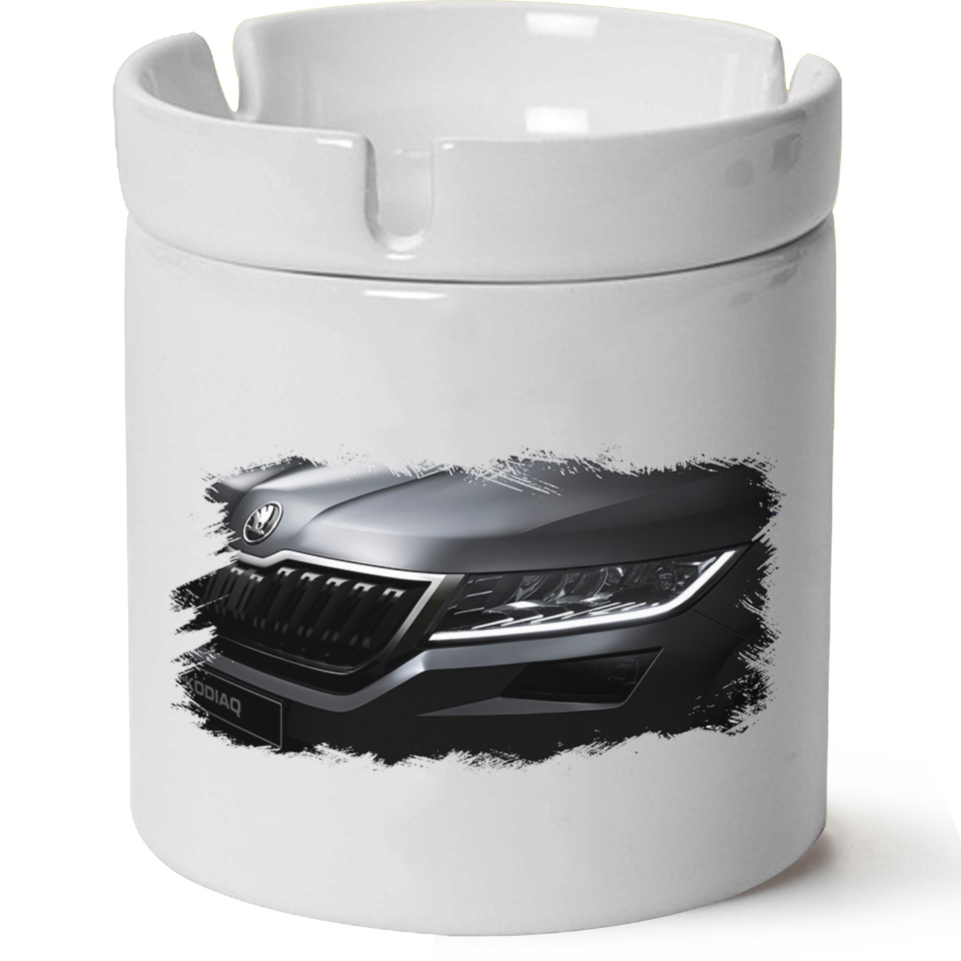 Skoda Kodiaq Baskılı Porselen At Söndür Küllük