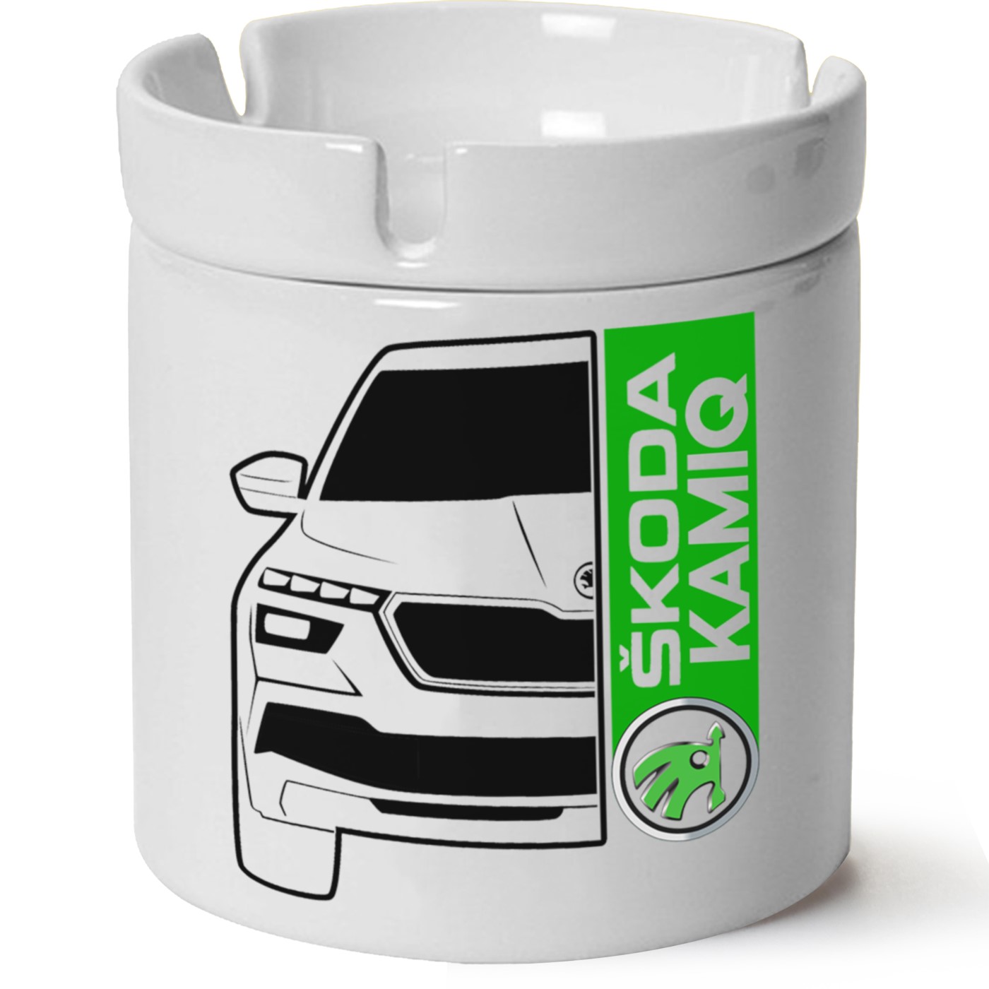 Skoda Kamiq Baskılı Porselen At Söndür Küllük