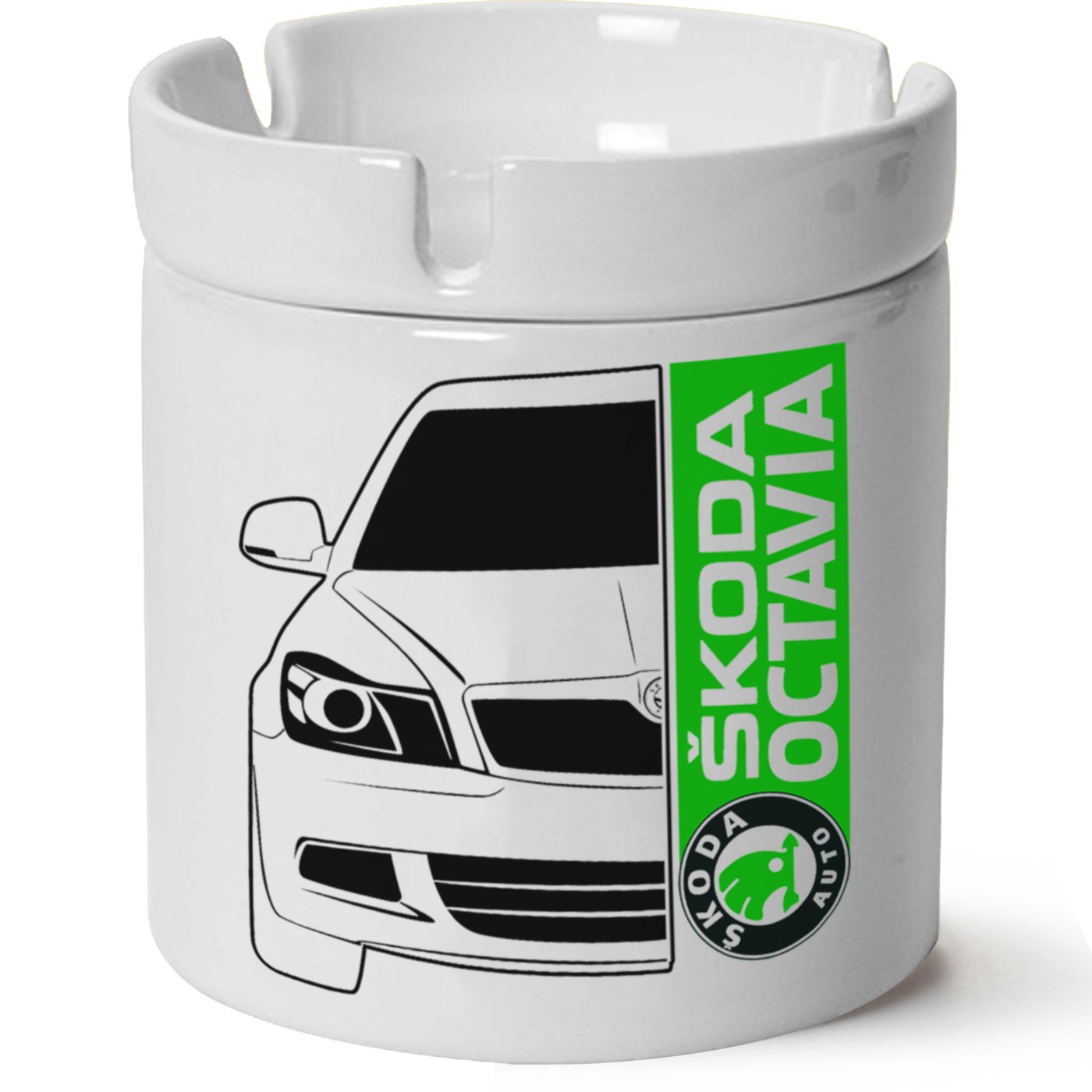 Skoda OctaviaA6 Baskılı Porselen At Söndür Küllük