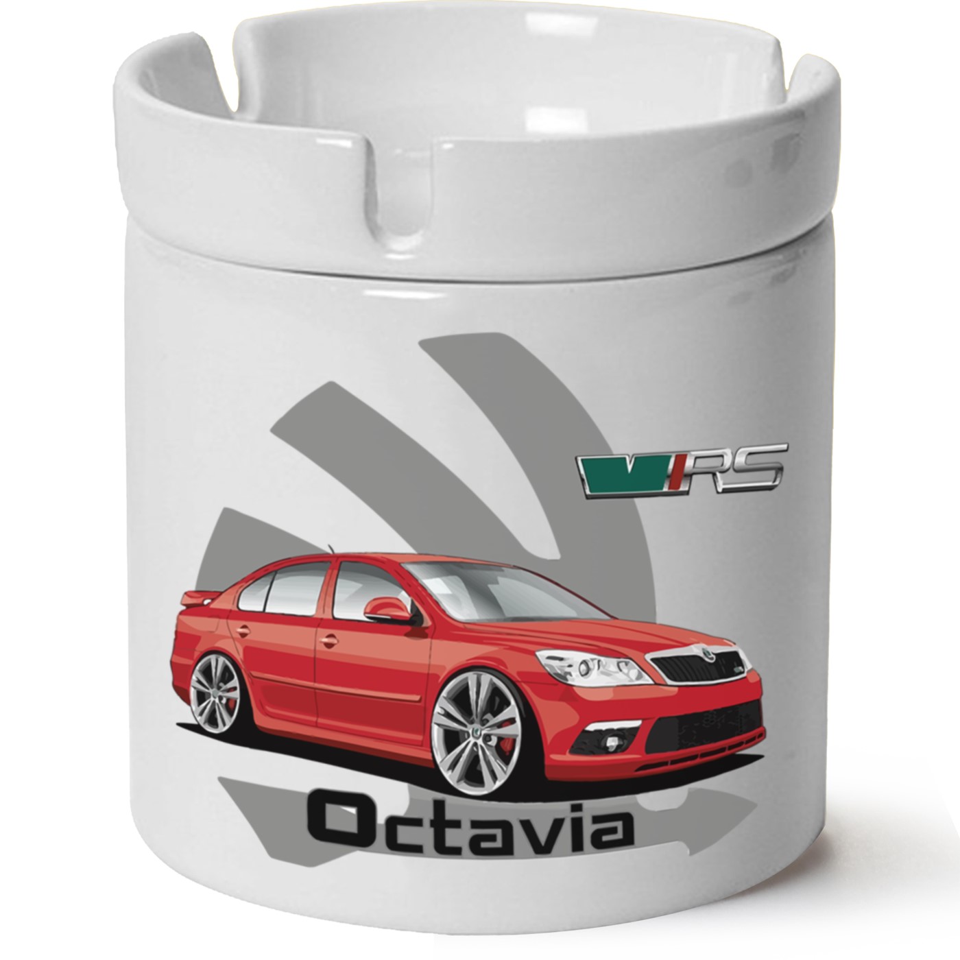 Skoda OctaviaA6 Baskılı Porselen At Söndür Küllük