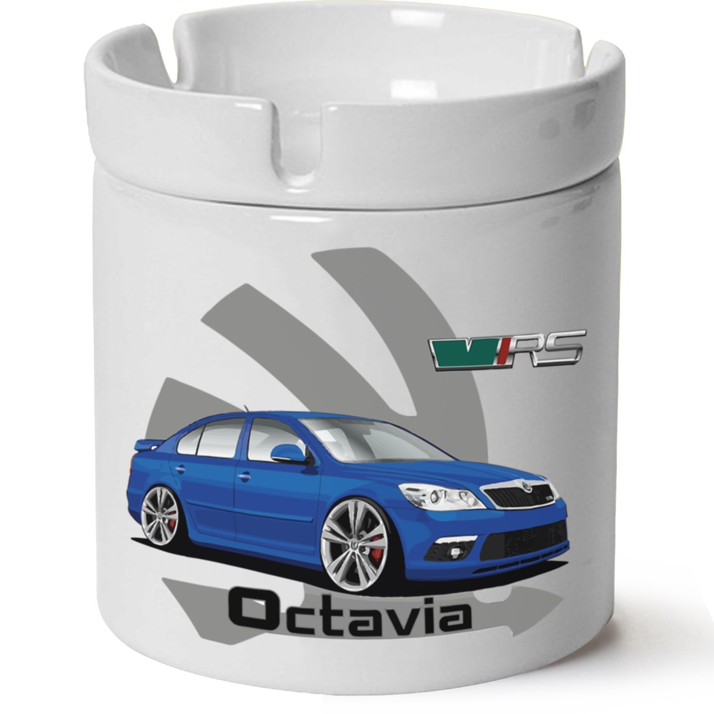 Skoda OctaviaA6 Baskılı Porselen At Söndür Küllük