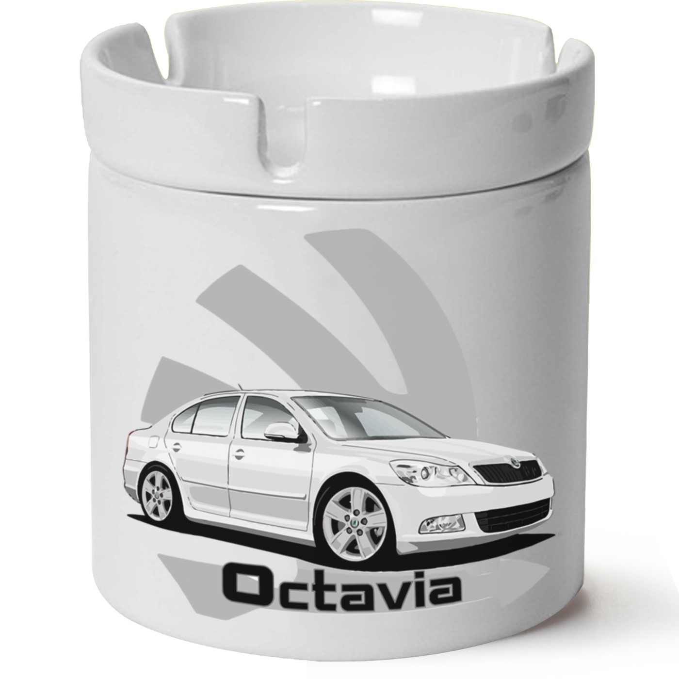 Skoda OctaviaA6 Baskılı Porselen At Söndür Küllük