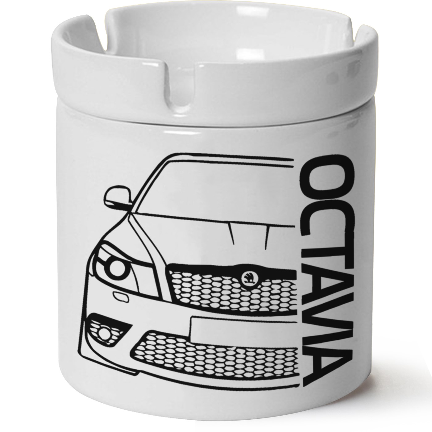 Skoda OctaviaA6 Baskılı Porselen At Söndür Küllük