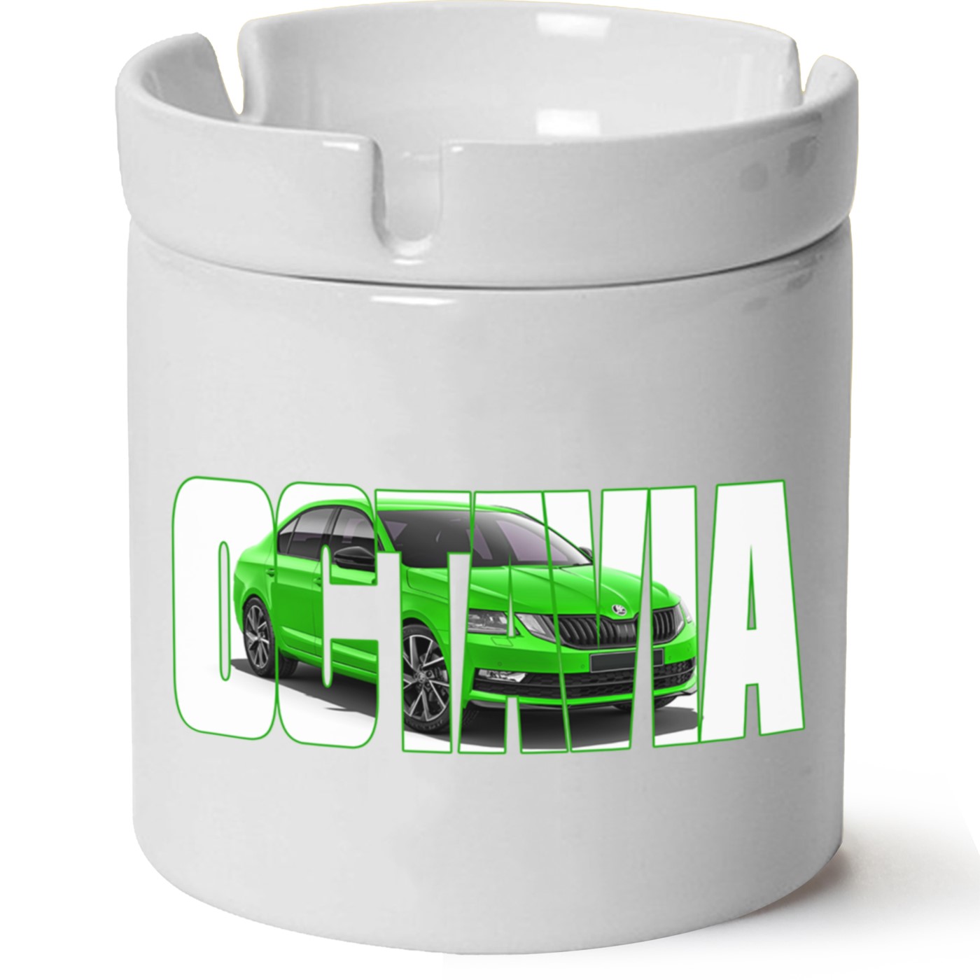 Skoda OctaviaA7 Baskılı Porselen At Söndür Küllük