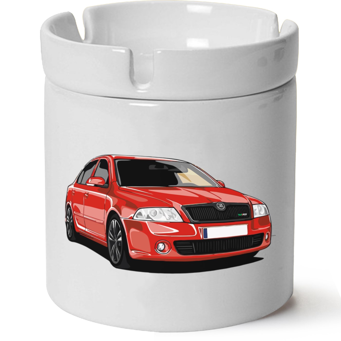 Skoda OctaviaA5 Baskılı Porselen At Söndür Küllük