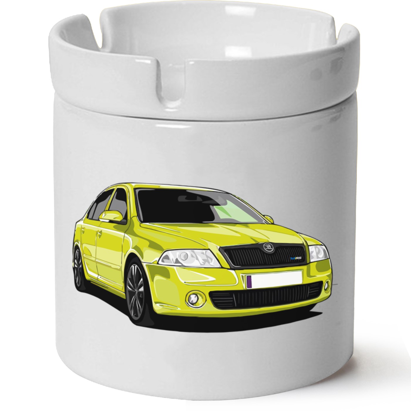 Skoda OctaviaA5 Baskılı Porselen At Söndür Küllük