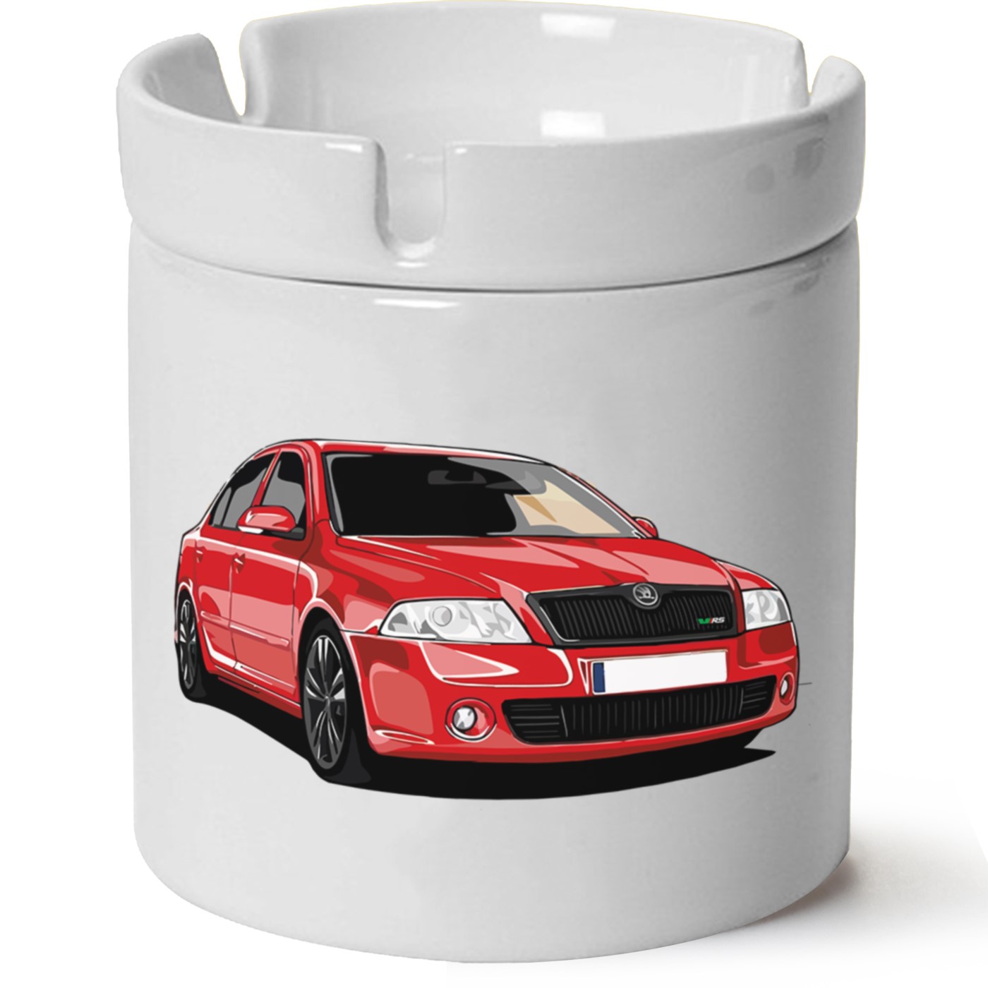 Skoda OctaviaA5 Baskılı Porselen At Söndür Küllük