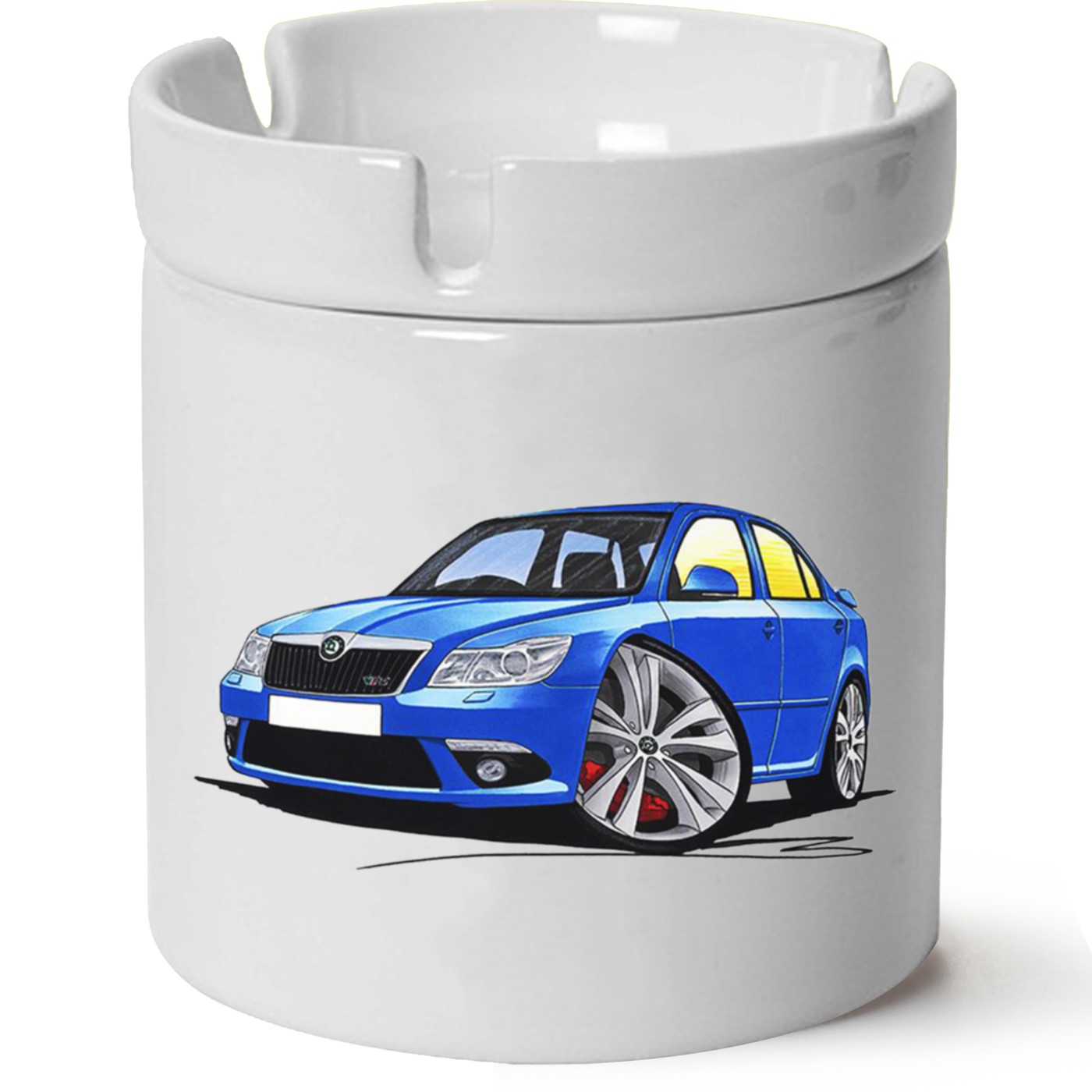 Skoda OctaviaA6 Baskılı Porselen At Söndür Küllük