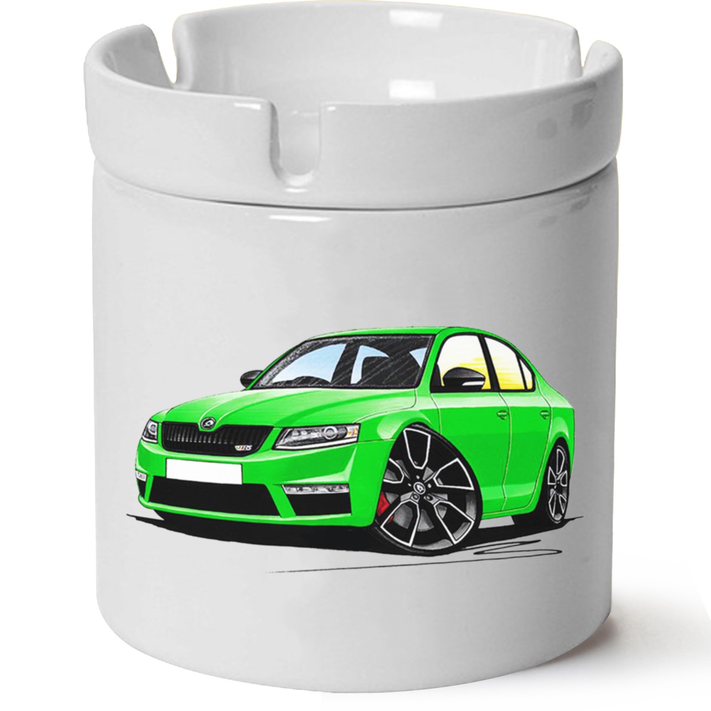 Skoda OctaviaA7 Baskılı Porselen At Söndür Küllük