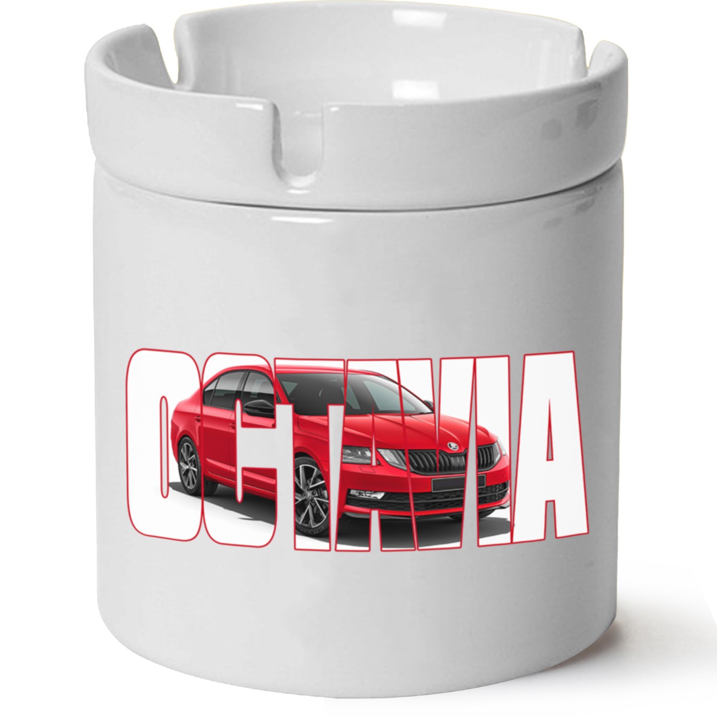 Skoda OctaviaA7 Baskılı Porselen At Söndür Küllük