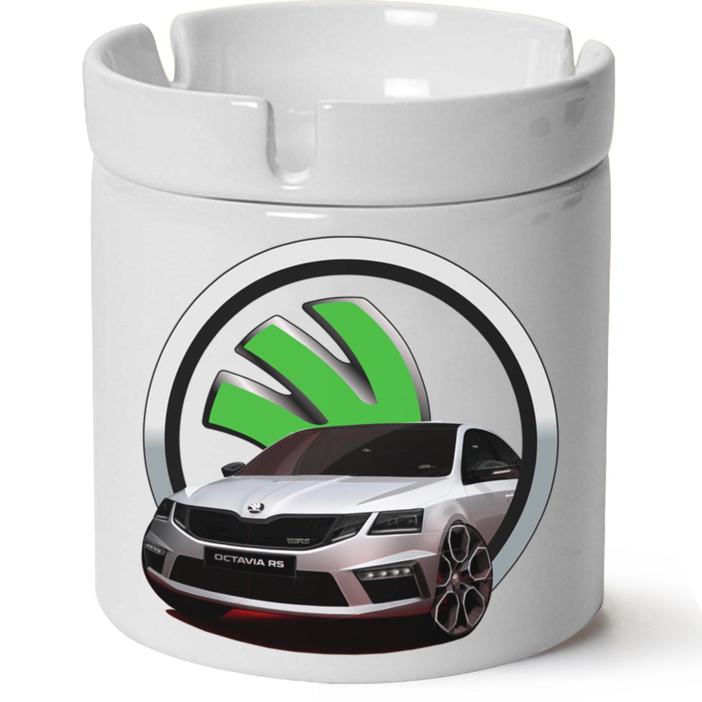 Skoda OctaviaA7 Baskılı Porselen At Söndür Küllük